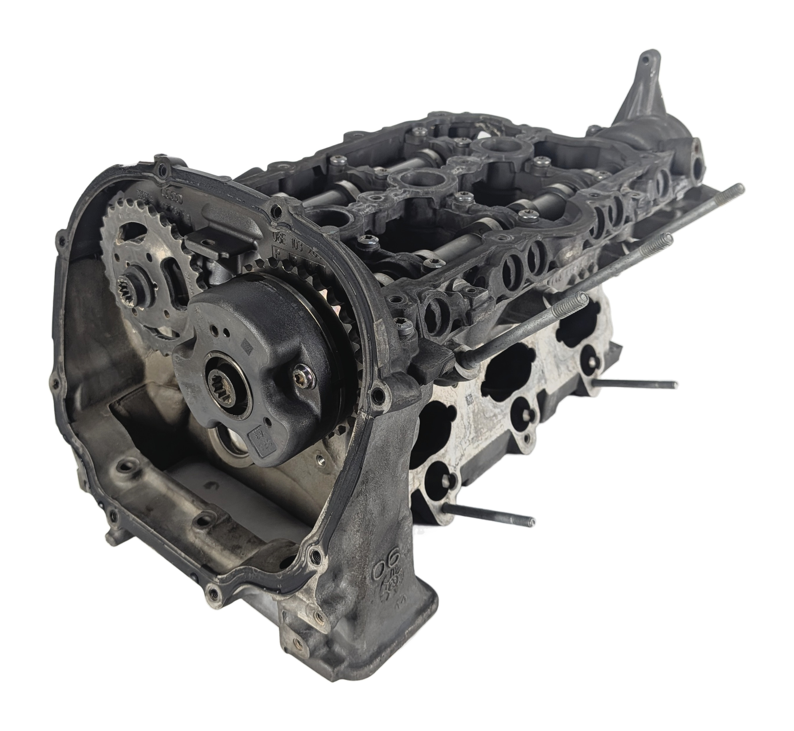 2013-2015 AUDI Q7 (4L) 3.0L SUPERCHARGED ENGINE LEFT CYLINDER HEAD — exact item pictured