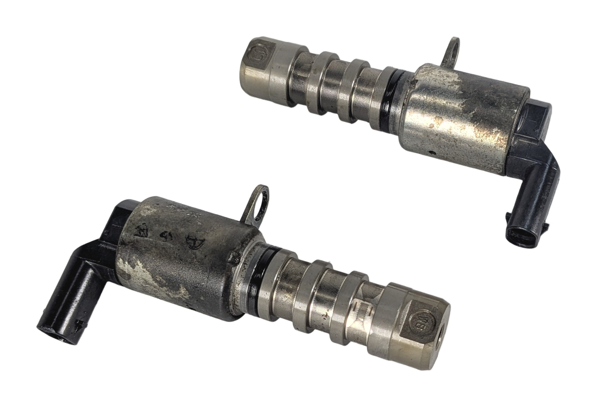 2015 AUDI Q7 4L 3.0L SUPER CTWB ENGINE CAMSHAFT ADJUSTER MAGNET SOLENOID SET/2 — exact item pictured
