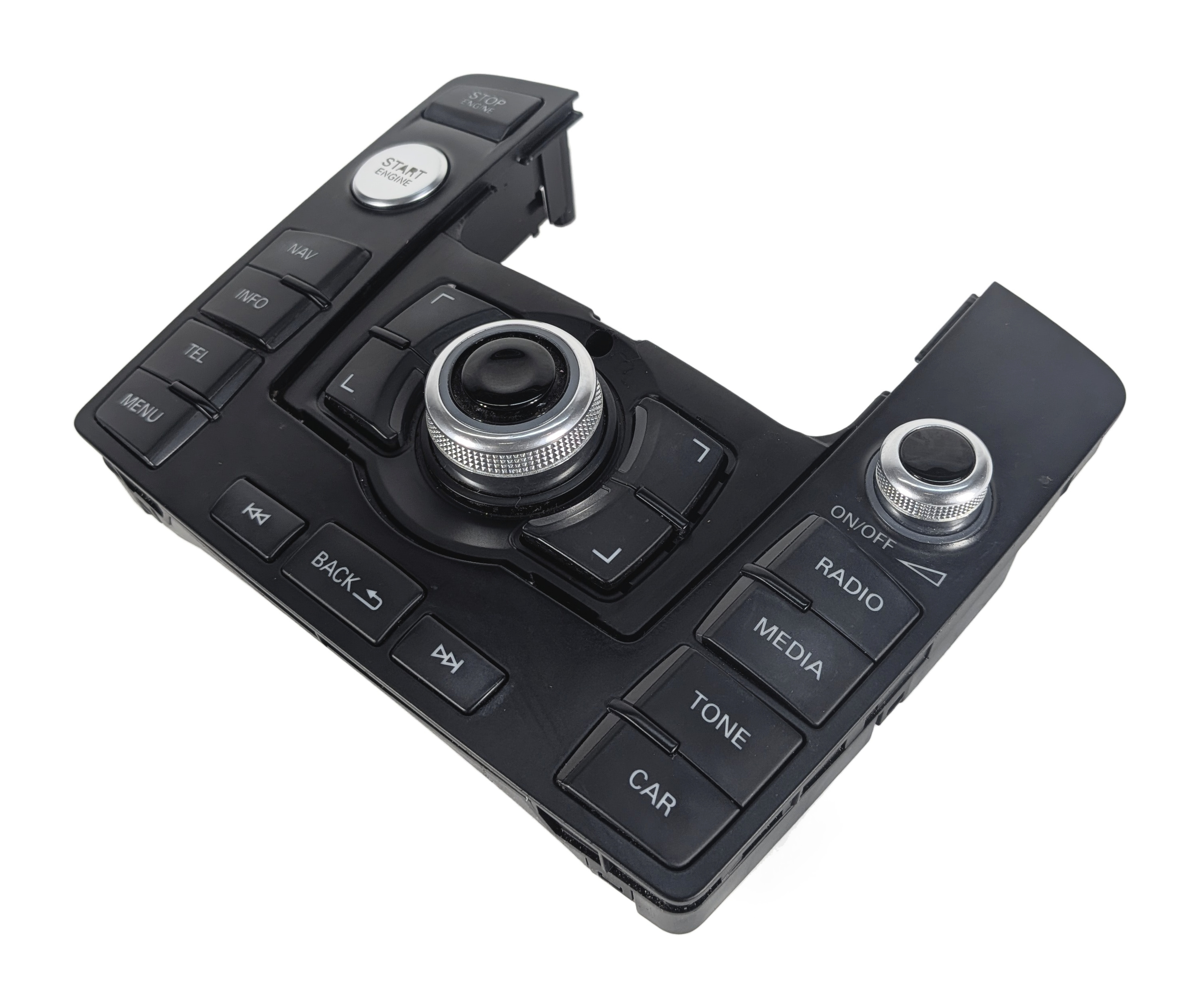 2012-2015 AUDI Q7 (4L) FRONT CENTER CONSOLE MMI MEDIA NAVIGATION CONTROL SWITCH — exact item pictured