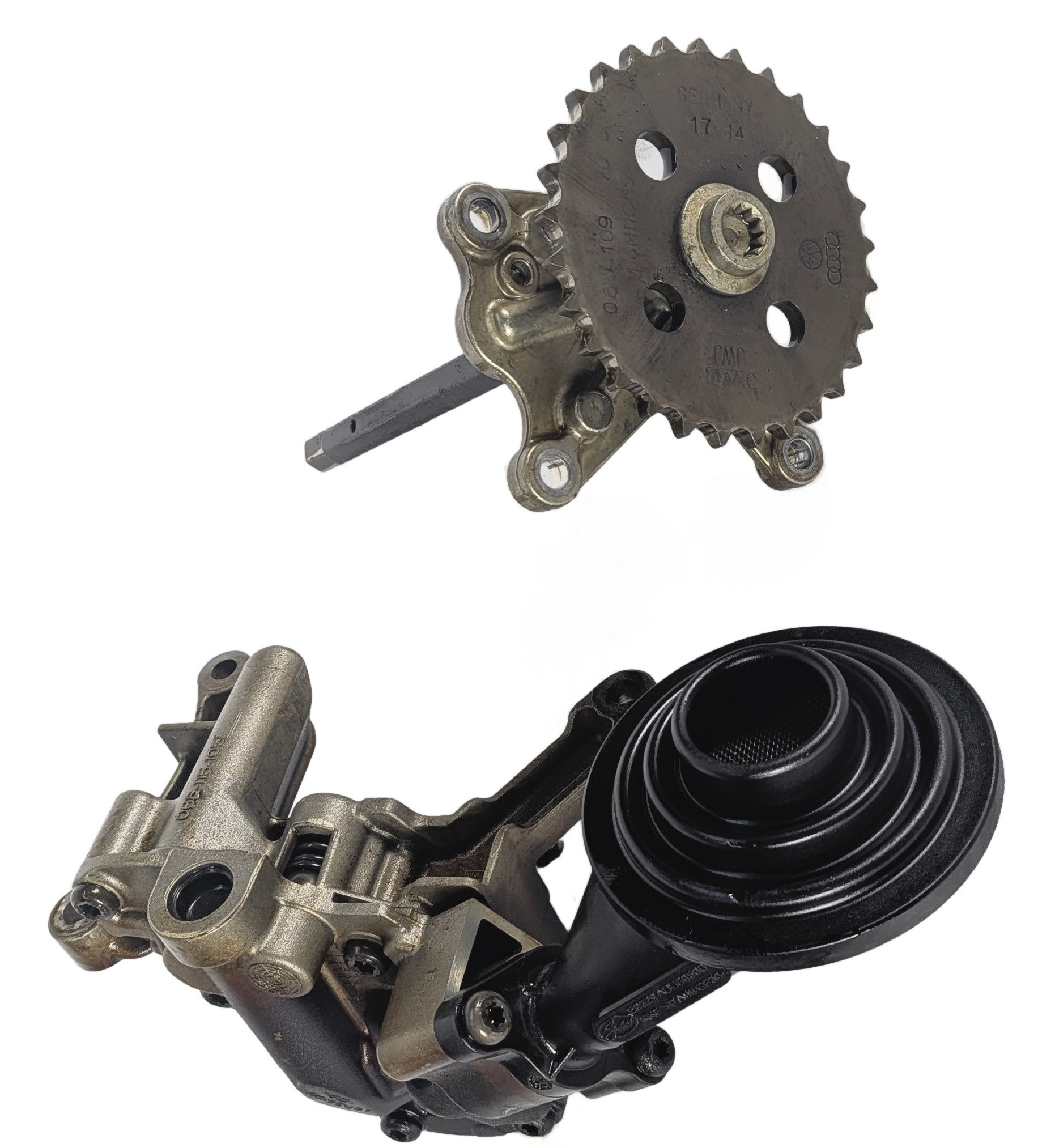 2015 AUDI Q7 (4L) 3.0L SUPER (CTWB) ENGINE OIL FLUID PUMP — exact item pictured