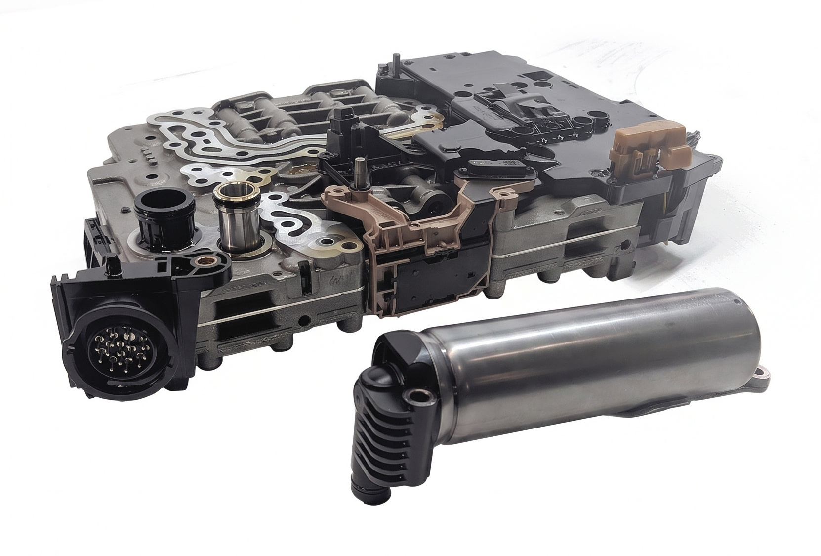 2013-2017 AUDI Q5 (B8 8R) AWD AUTOMATIC TRANSMISSION VALVE BODY w/HYDRAULIC PUMP — exact item pictured