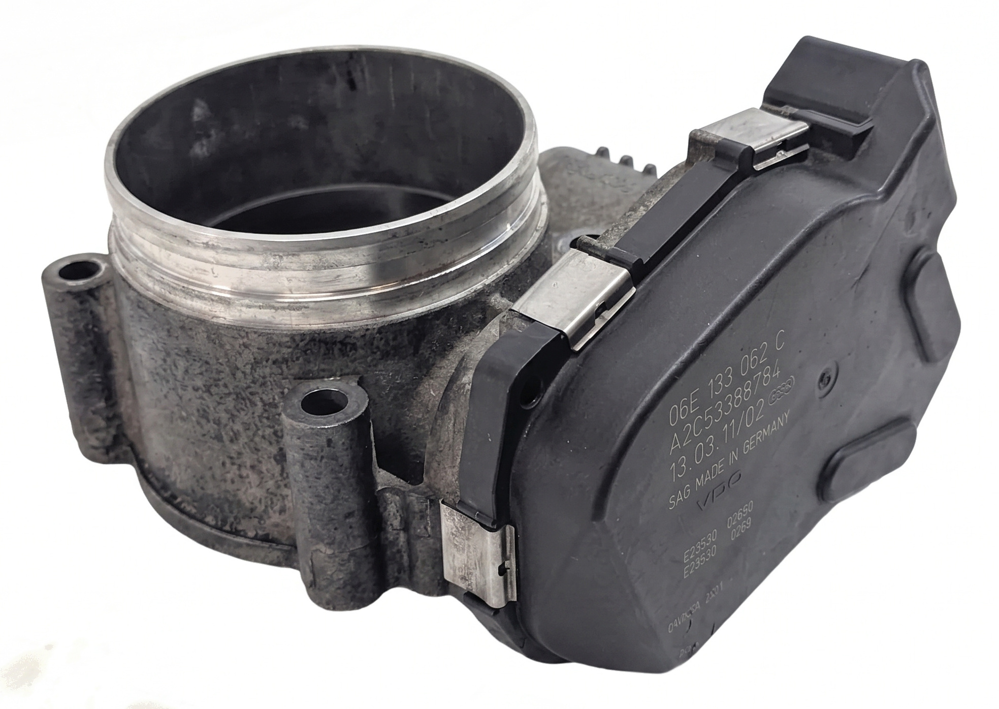 09-17 AUDI A4 A5 S5 S6 S7 S8 Q5 SQ5 (B8 8K 8T 8R C7) 3.0L / 3.2L THROTTLE BODY — exact item pictured
