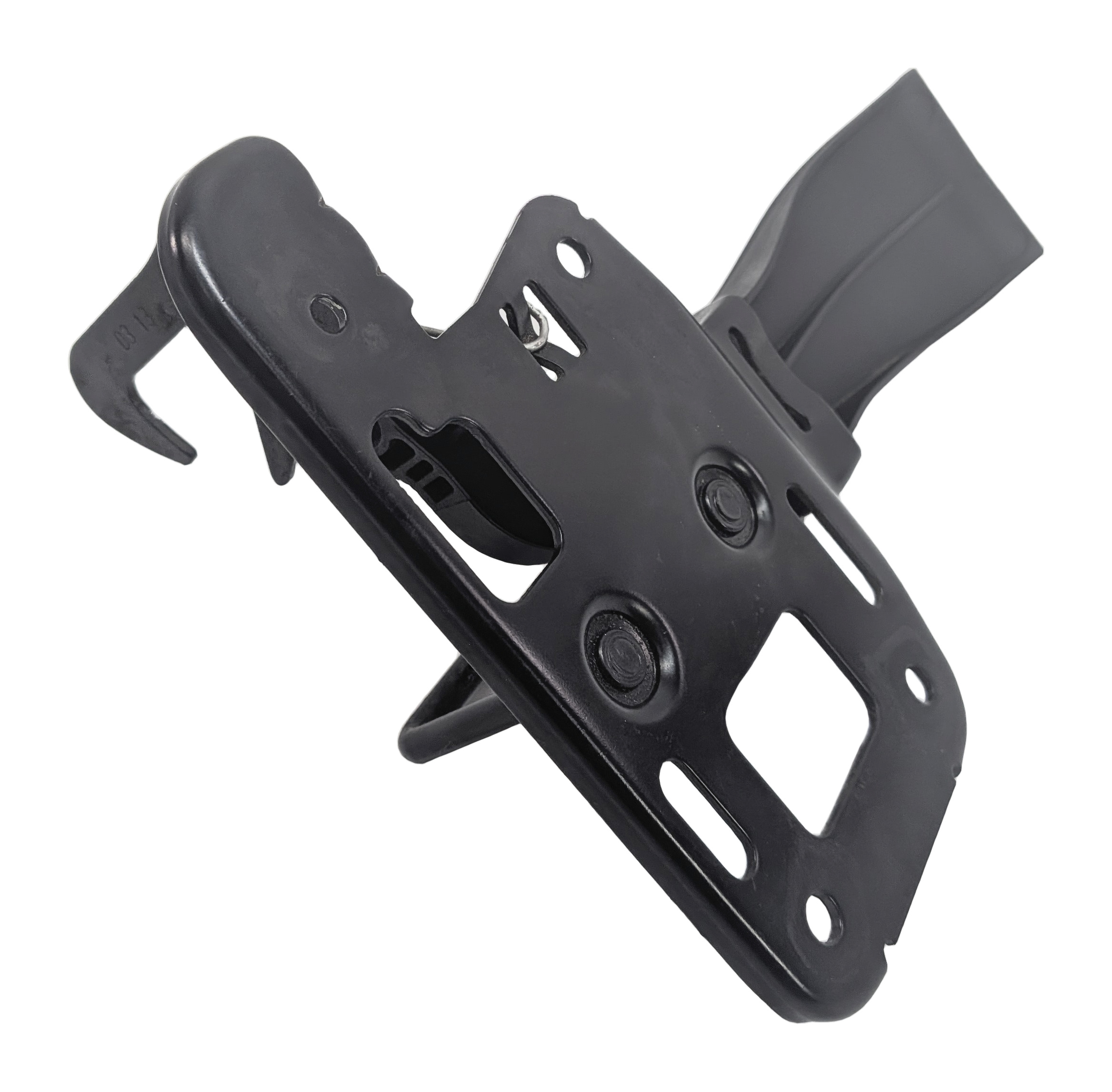 2013 AUDI Q5 (B8 8R) FRONT UPPER HOOD LID LOCK LATCH RELEASE CABLE BRACKET — exact item pictured