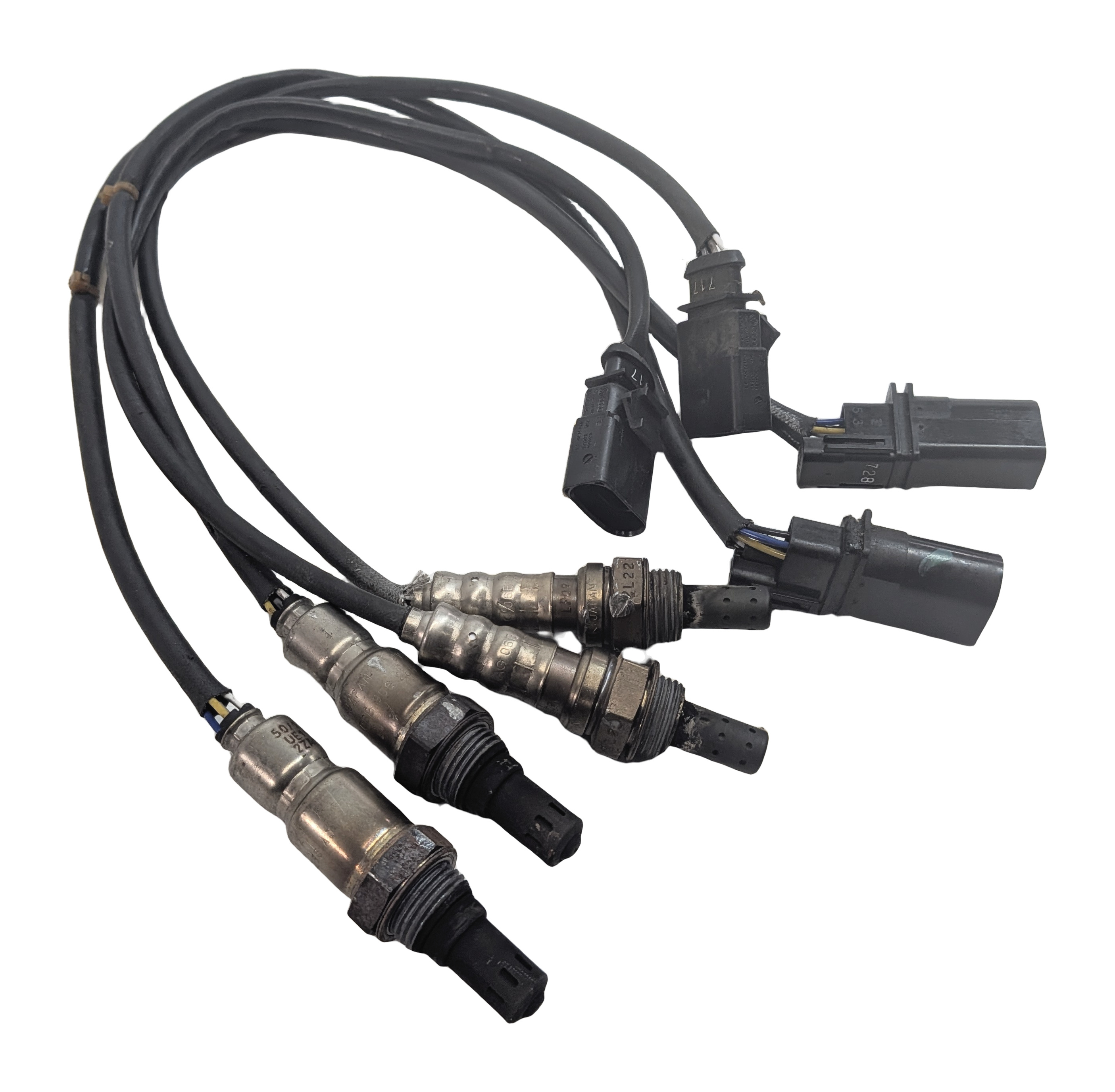 2013 AUDI Q5 (B8 8R) 3.0L SUPER (CTUC) ENGINE OXYGEN O2 LAMBDA SENSOR SET/4 — exact item pictured