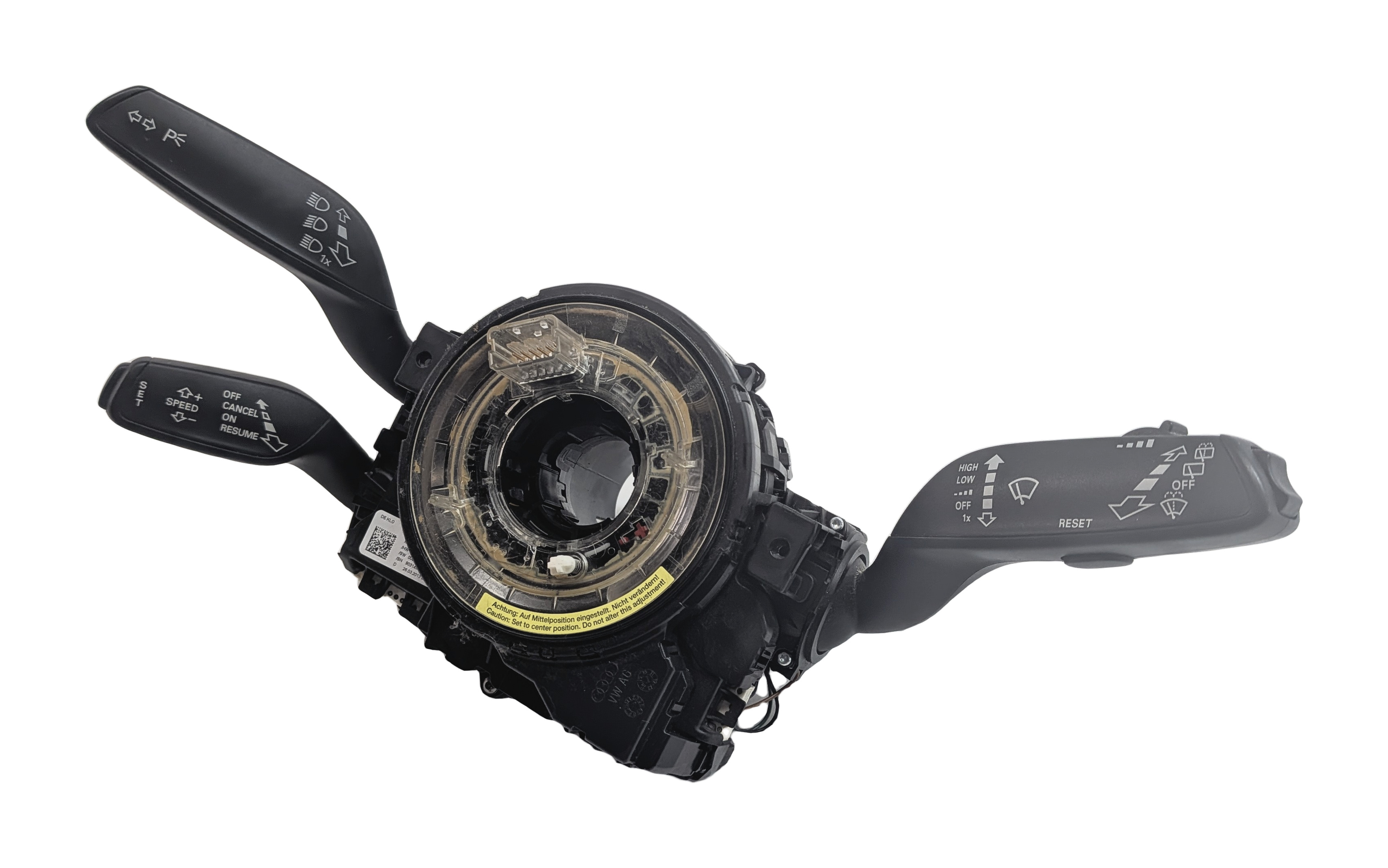 2013-2017 AUDI Q5 SQ5 (B8 8R) BLINKER WIPER CRUISE COMBINATION SWITCH (9Q7 9Q8) — exact item pictured