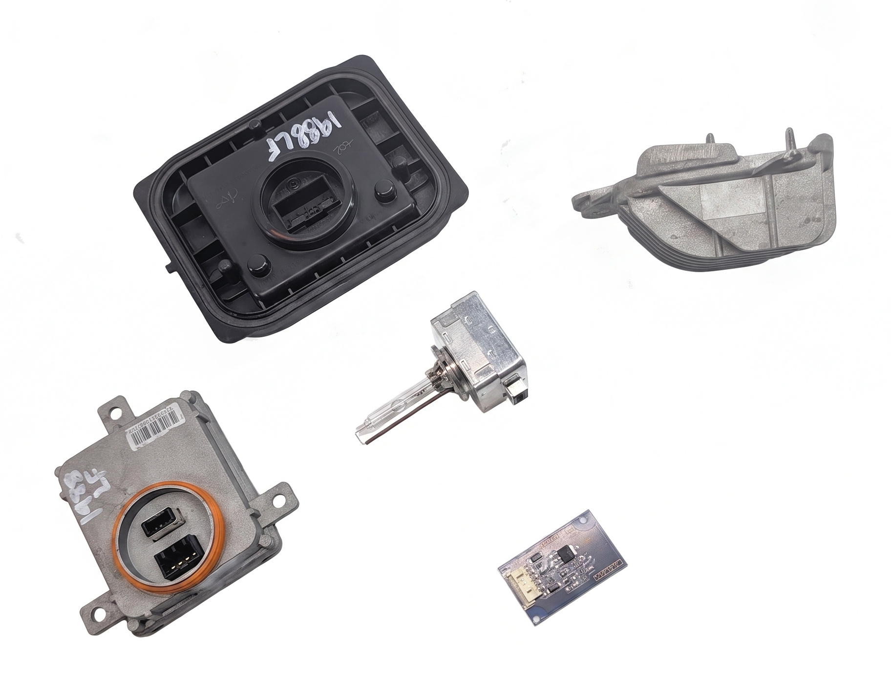 2013 AUDI Q5 (B8 8R) HID XENON HEADLIGHT BALLAST DRL CONTROL MODULE SET/5 — exact item pictured