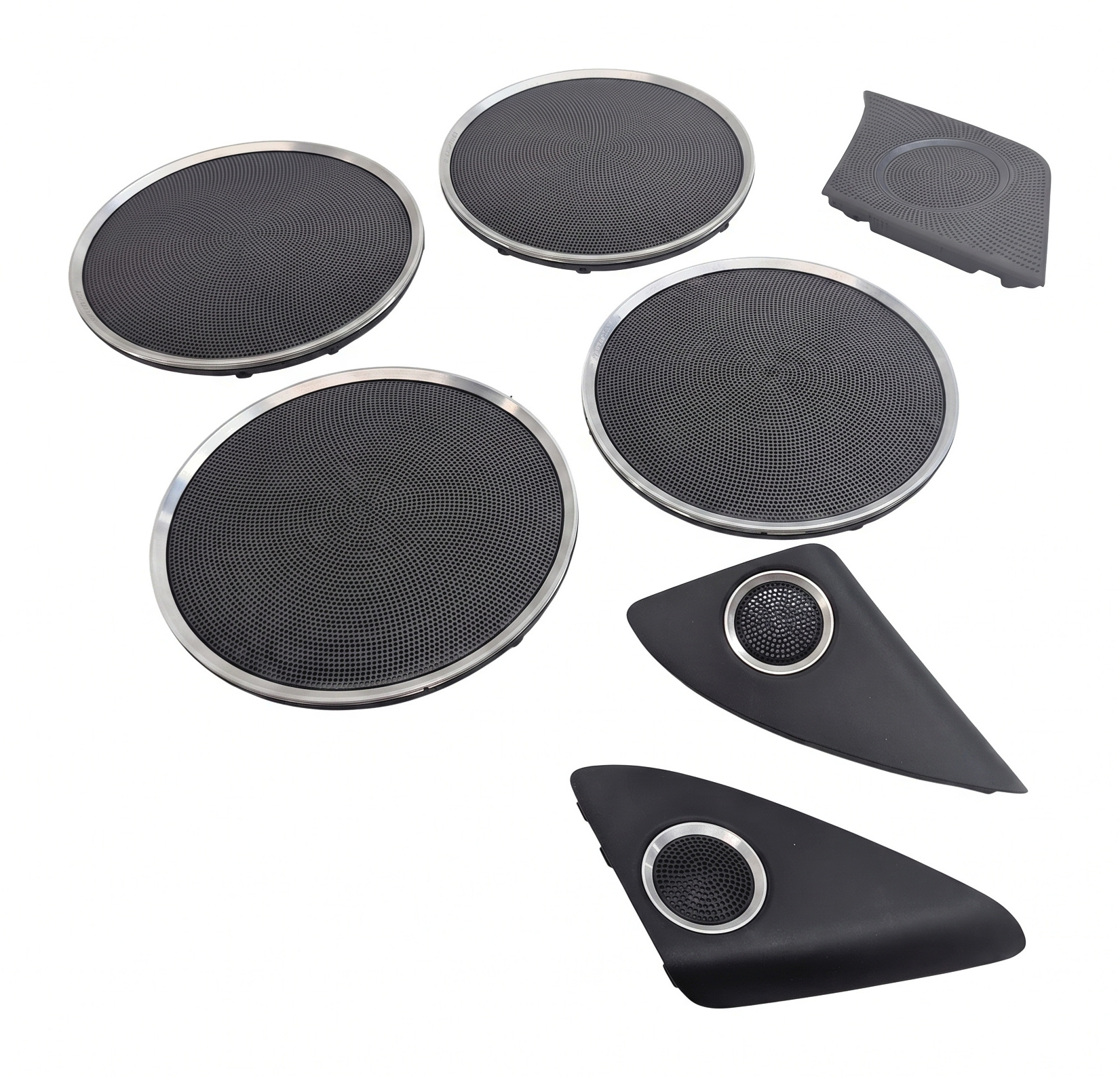 2013 AUDI Q5 (B8 8R) BANG & OLUFSEN B&O PREMIUM AUDIO SPEAKER GRILLE COVER SET/7 — exact item pictured