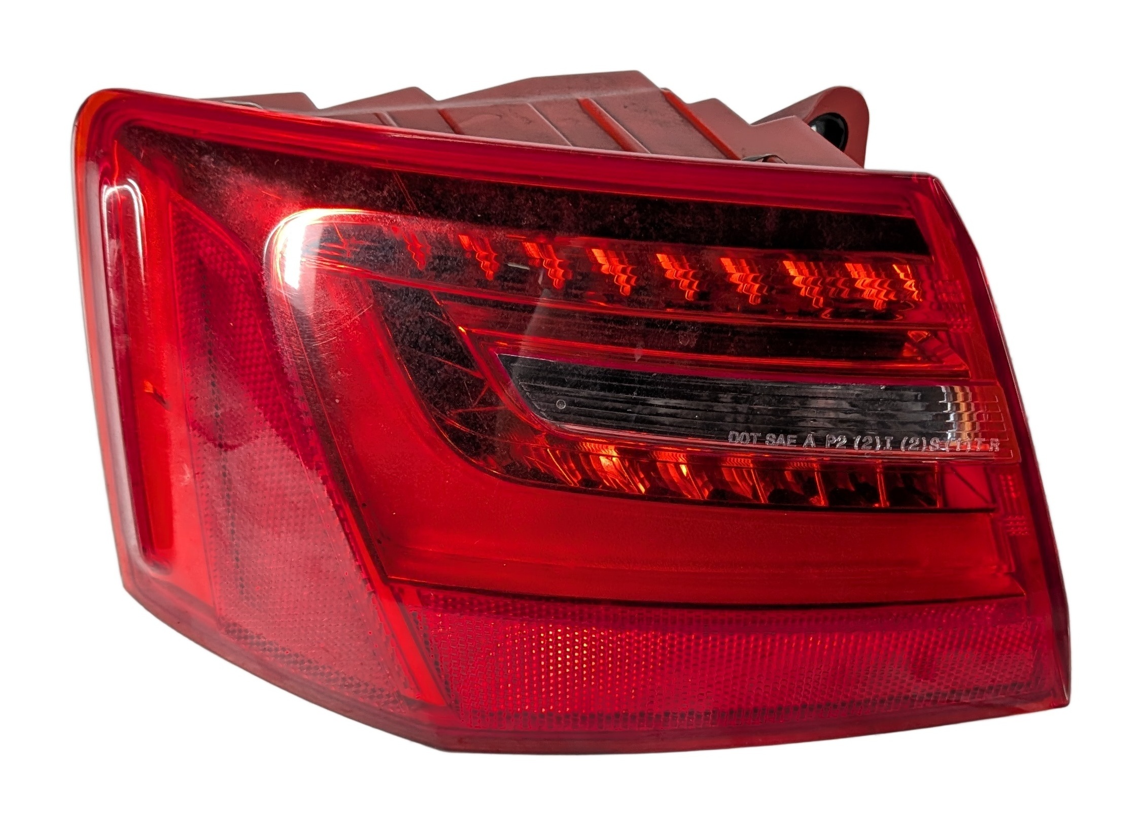 2012-2015 AUDI A6 S6 (C7) LEFT DRIVER OUTER TAILLIGHT BRAKE LIGHT LAMP (LED) — exact item pictured