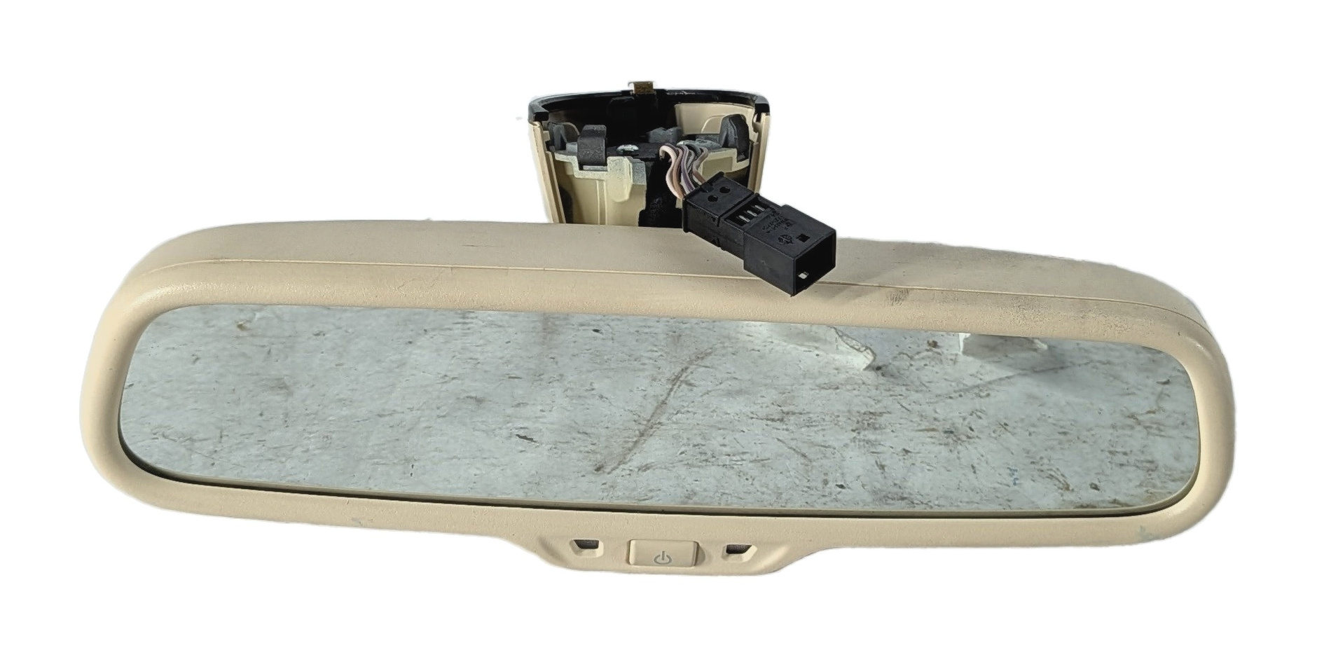 2005-2012 AUDI A4 S4 RS4 A6 S6 (B7 B8 8K C6 C7) AUTODIM REARVIEW MIRROR (Beige) — exact item pictured