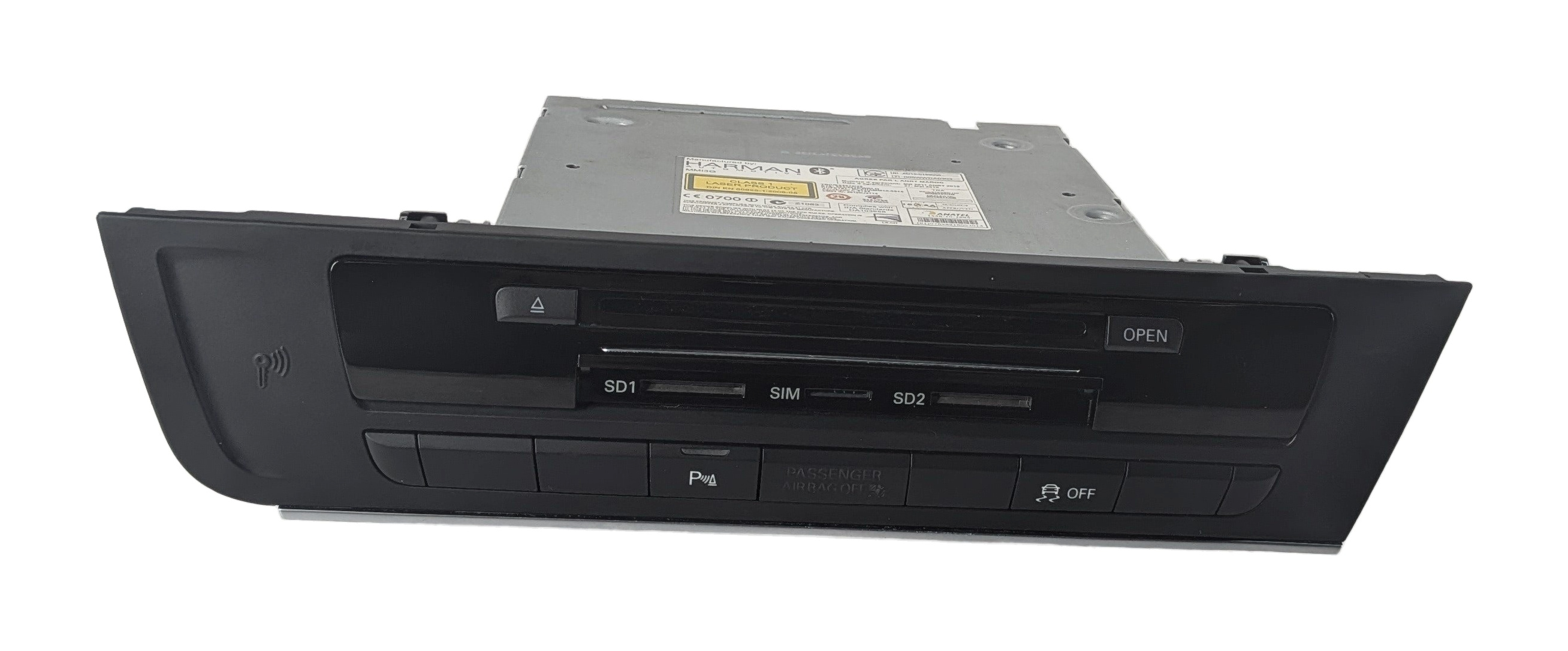 2012-2013 AUDI A6 (C7) RADIO STEREO CD DVD SD SIM MMI MULTIMEDIA READER PLAYER — exact item pictured