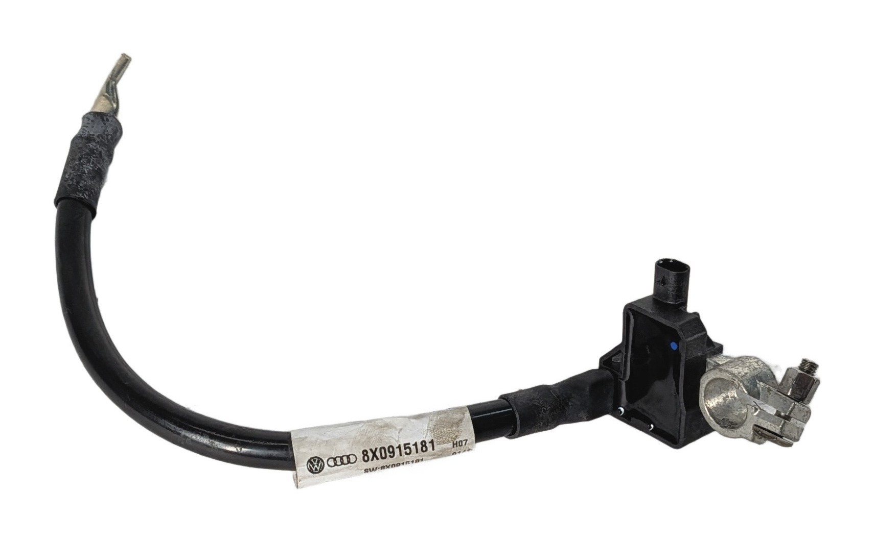2012 AUDI A6 (C7 4G) 3.0L NEGATIVE BATTERY TERMINAL CABLE w/ IBS SENSOR — exact item pictured