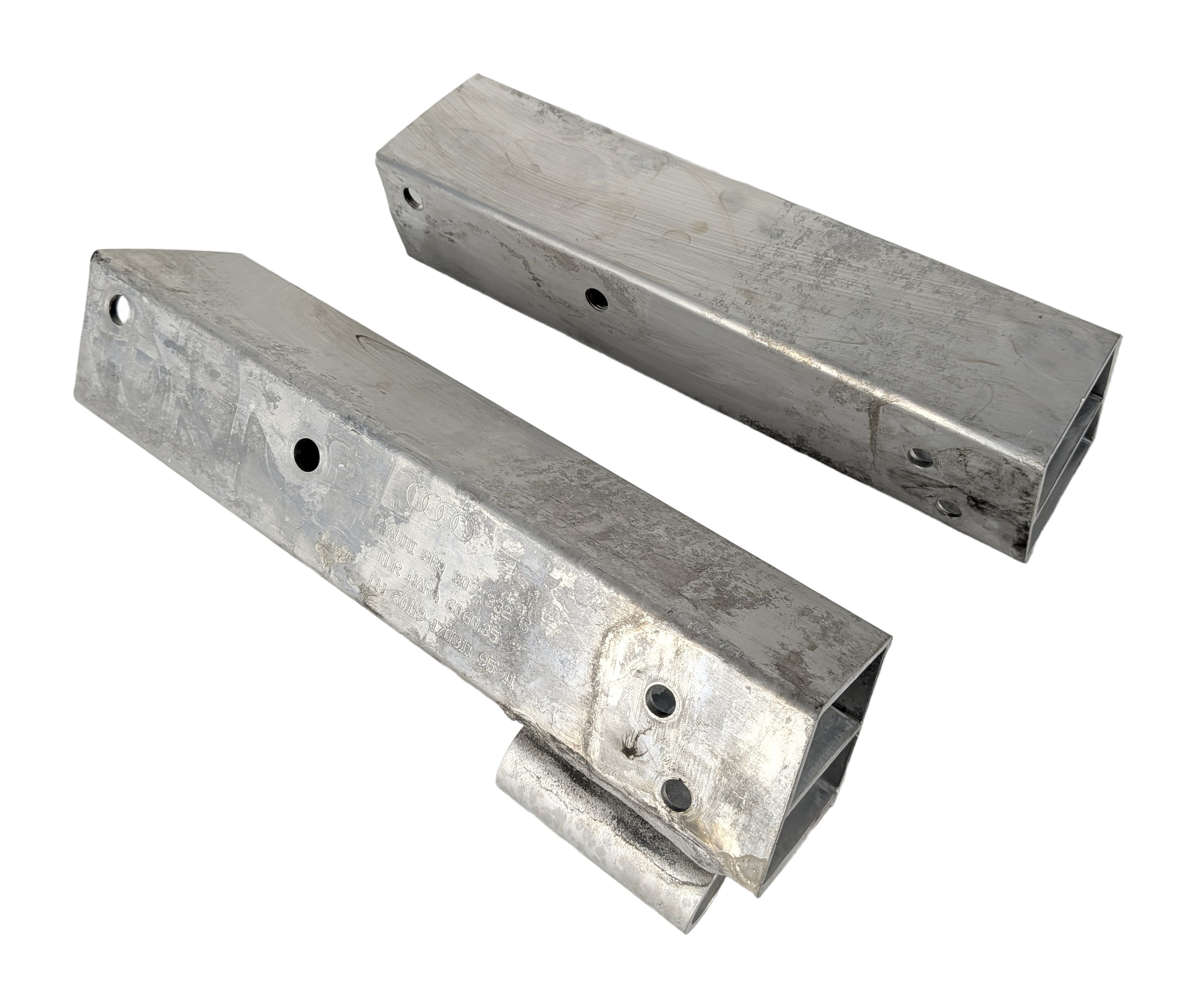 09-17 AUDI Q5 SQ5 (B8) REAR BUMPER CRASH IMPACT REINCFORCEMENT BAR BRACKET SET/2 — exact item pictured