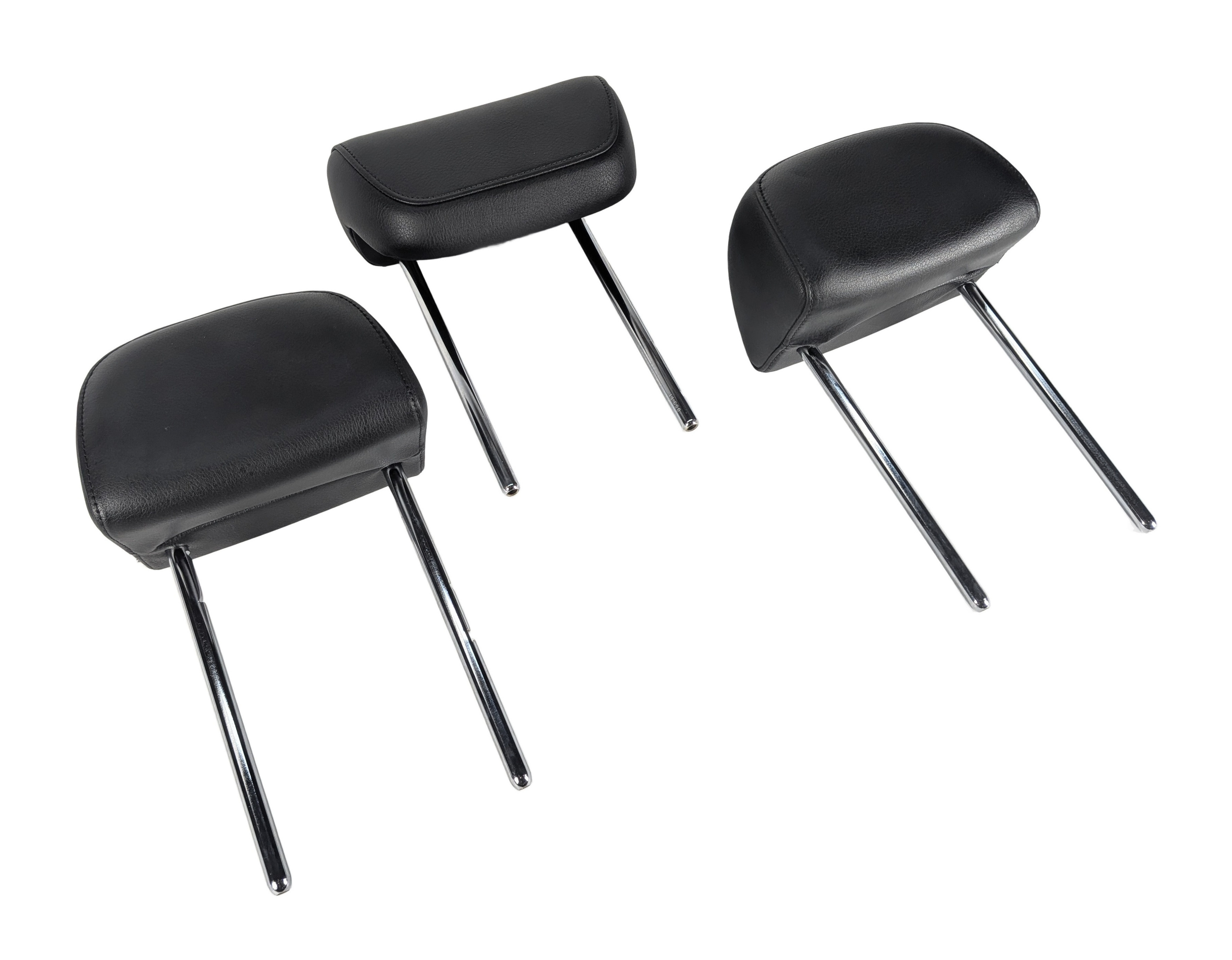 11-17 AUDI Q5 SQ5 (B8 8R) REAR LEFT RIGHT & CENTER HEADREST SET 3 (Black) — exact item pictured