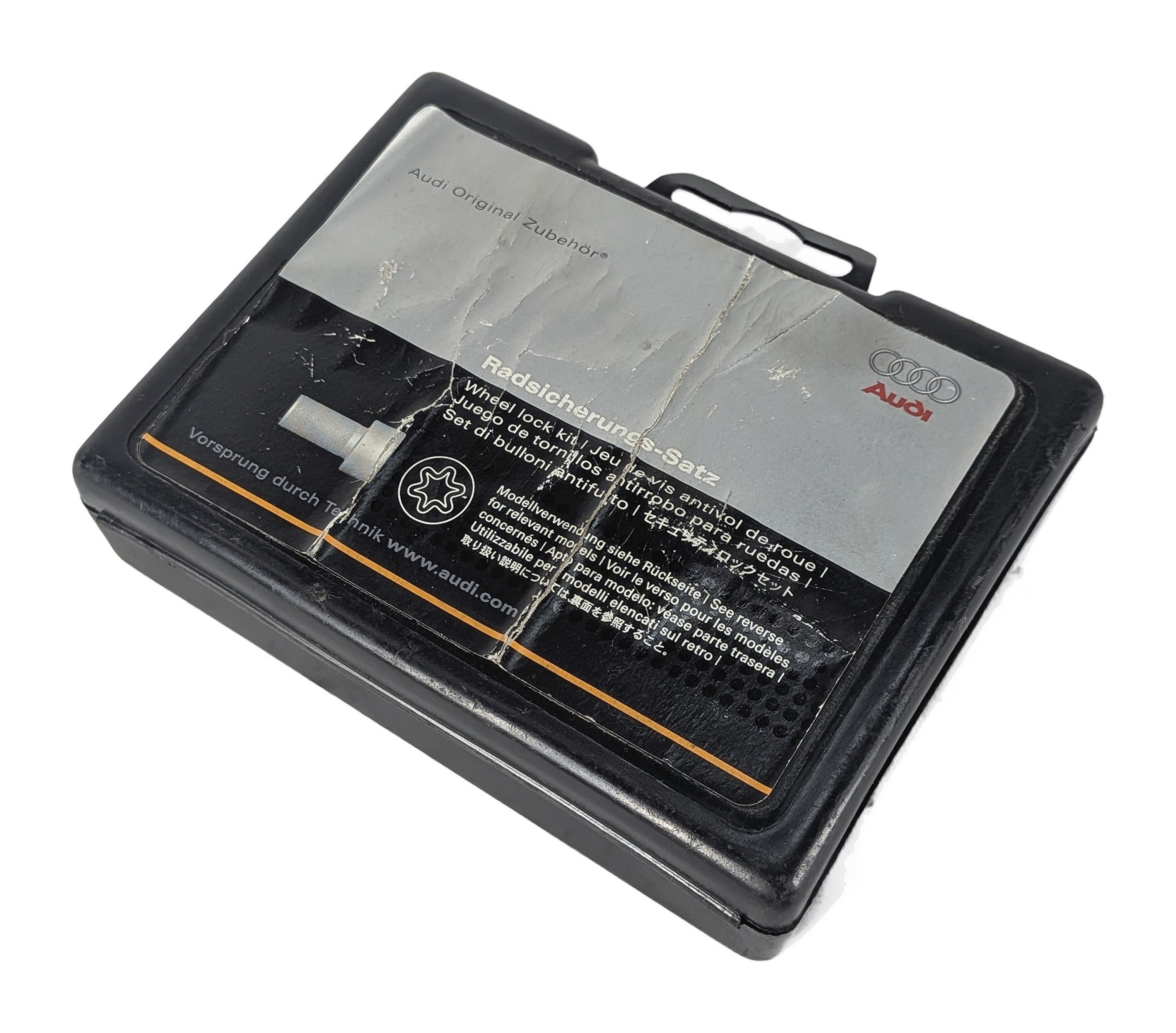 2011 AUDI Q5 (B8 8R) WHEEL LOCK LUG BOLT ANTI THEFT SECURITY KEY SET/5 — exact item pictured