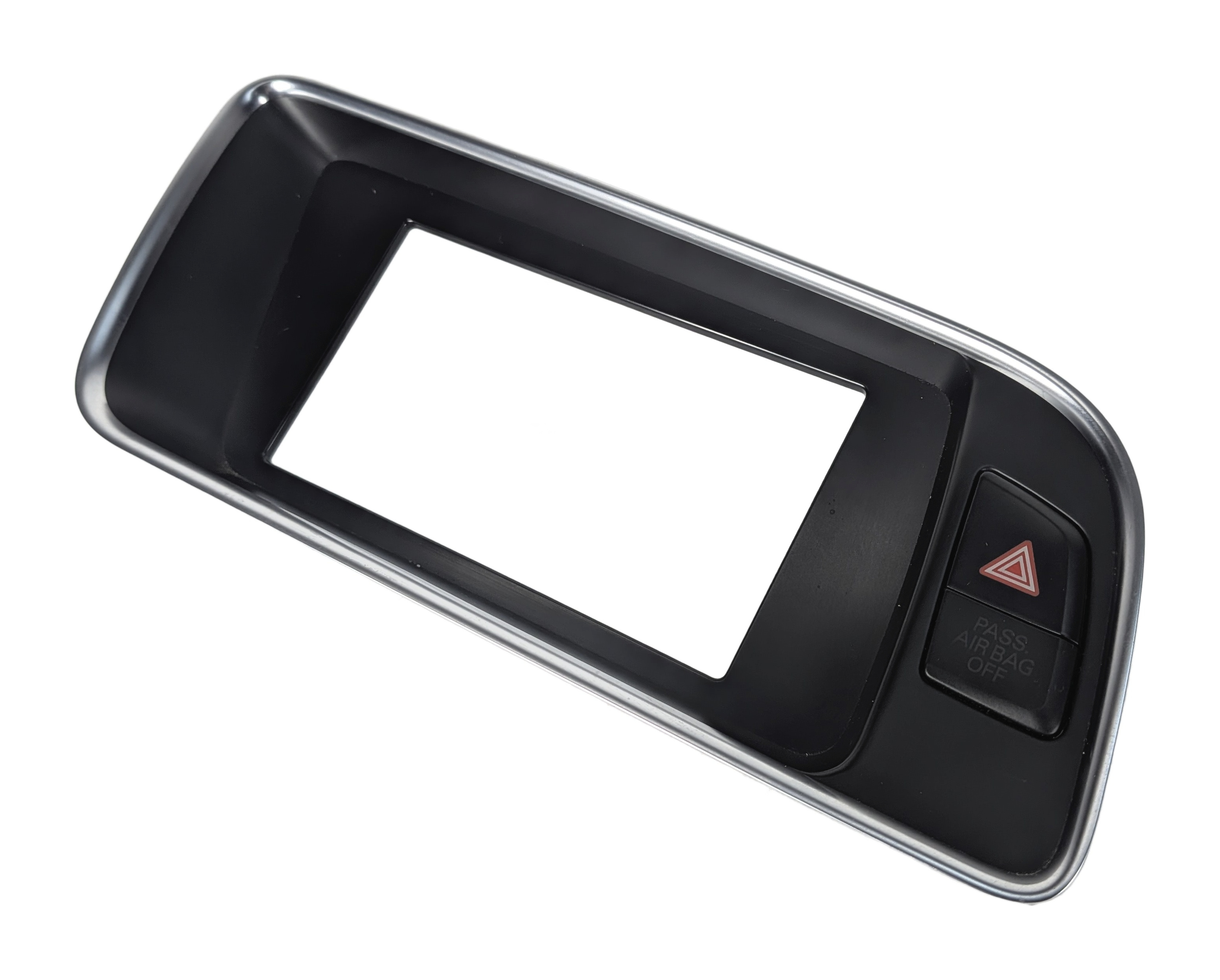 2011 AUDI Q5 (B8 8R) DASH INFOTAINMENT SCREEN TRIM BEZEL w/ HAZARD SWITCH — exact item pictured