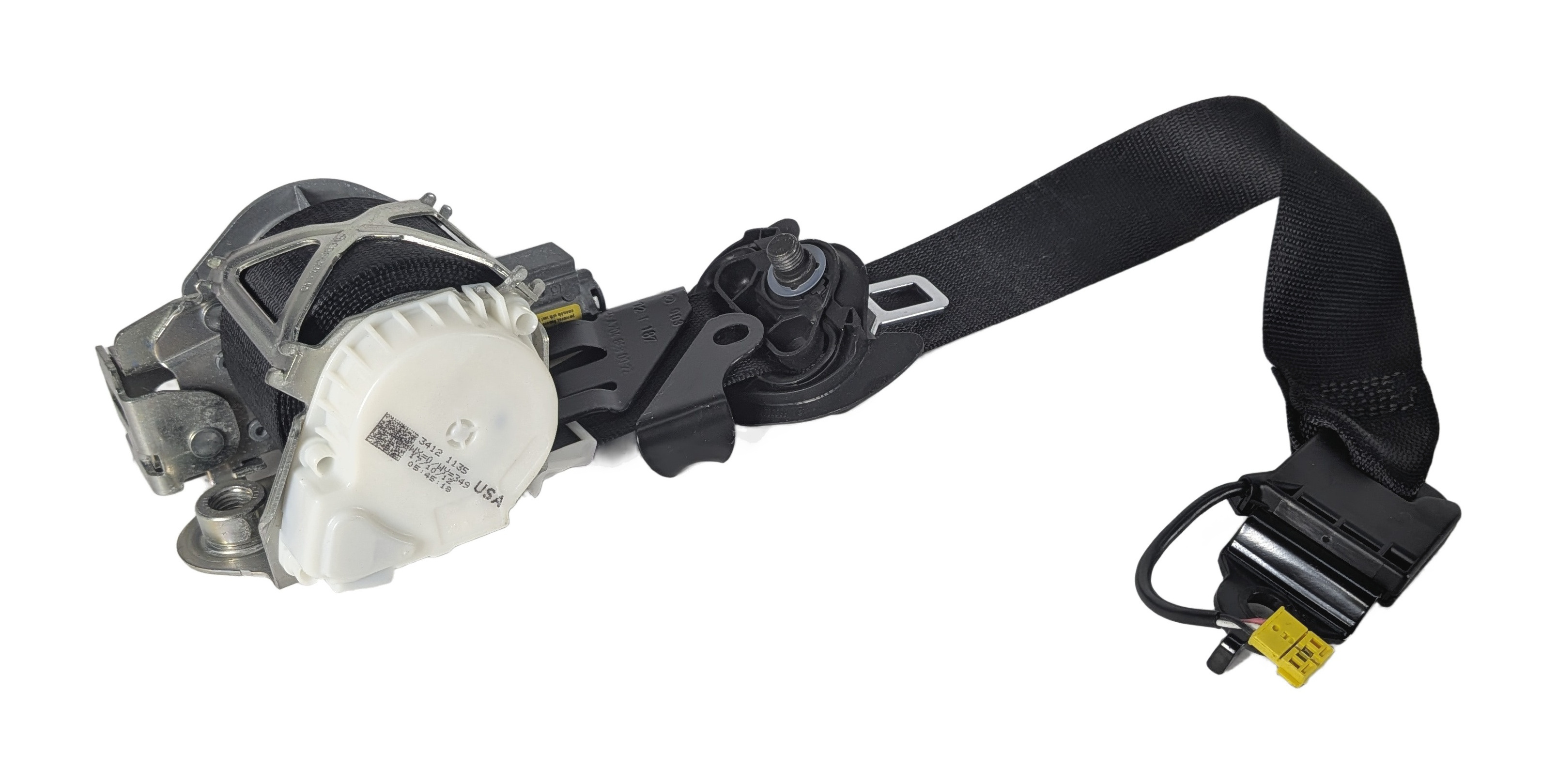 13-15 C GLK CLASS W204 X204 FRONT RIGHT SEATBELT RETRACTOR PRE-SAFE (Black) — exact item pictured