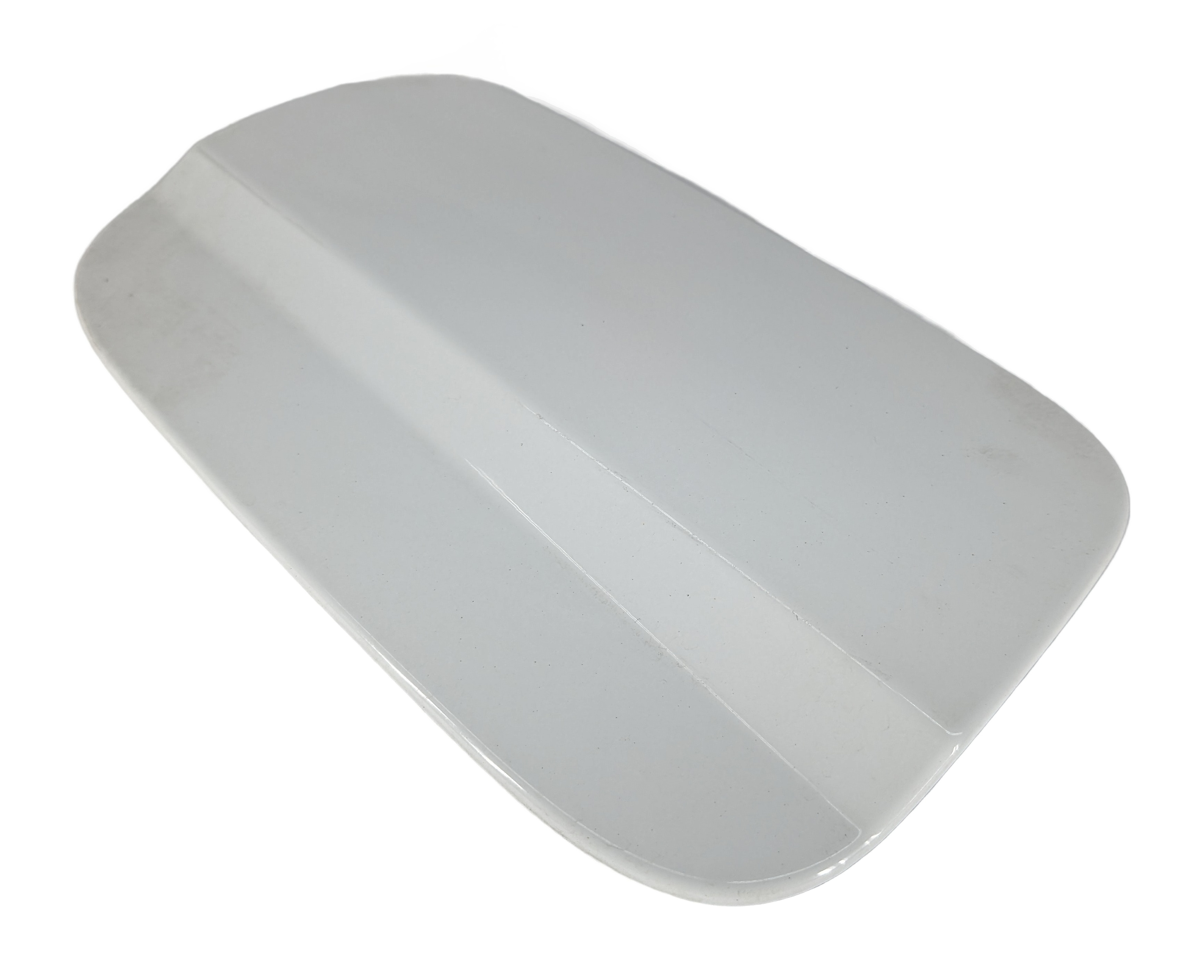 2008-2014 MERCEDES C250 C300 C350 C63 (W204) FUEL TANK DOOR TRIM COVER (White) — exact item pictured