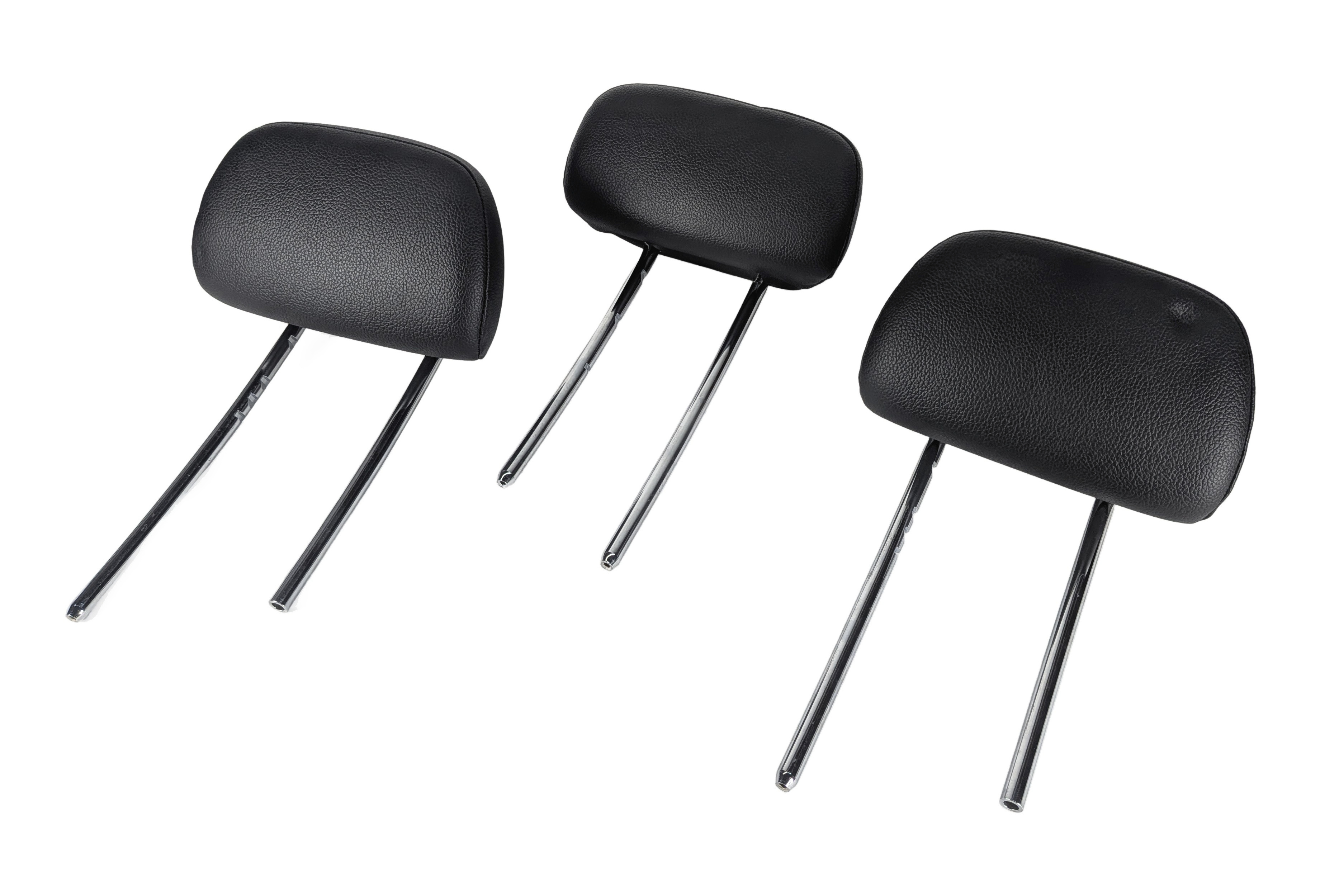 11-14 MERCEDES C250 C300 C350 C63 AMG W204 REAR SEAT HEADREST SET/3 BLACK — exact item pictured
