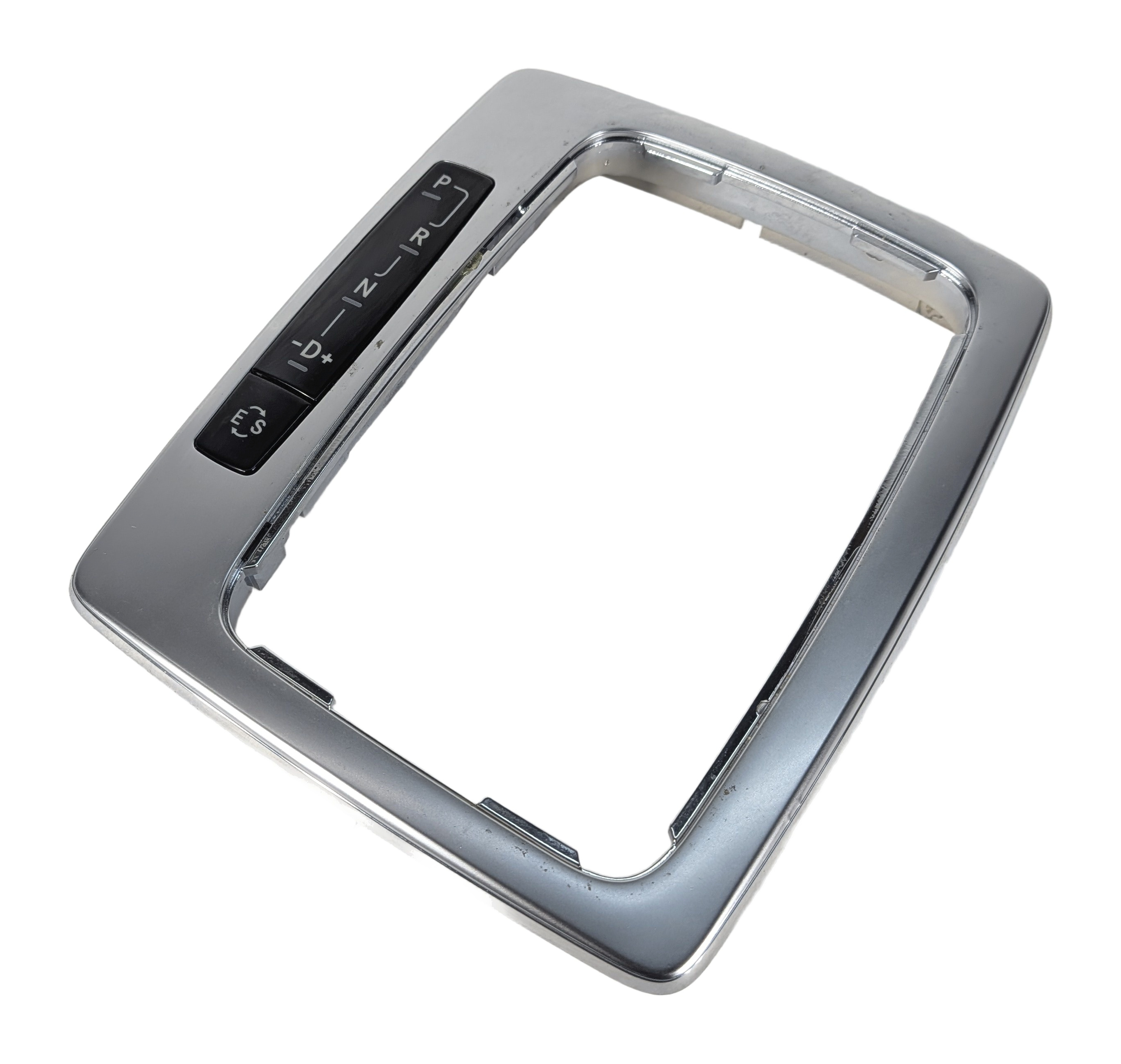 2013 MERCEDES C250 (W204) CENTER CONSOLE AUTOMATIC SHIFTER TRIM BEZEL (Aluminum) — exact item pictured
