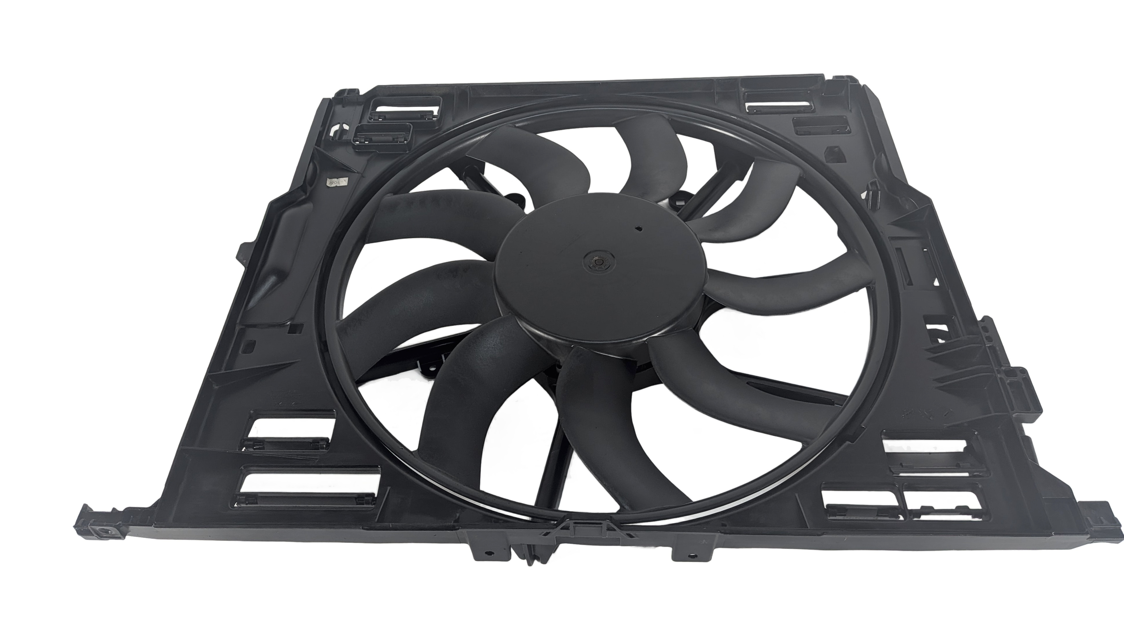 10-19 BMW 5 6 7 F01 F10 3.0L N54 N55 850 WATT RADIATOR COOLING FAN w/ SHROUD — exact item pictured