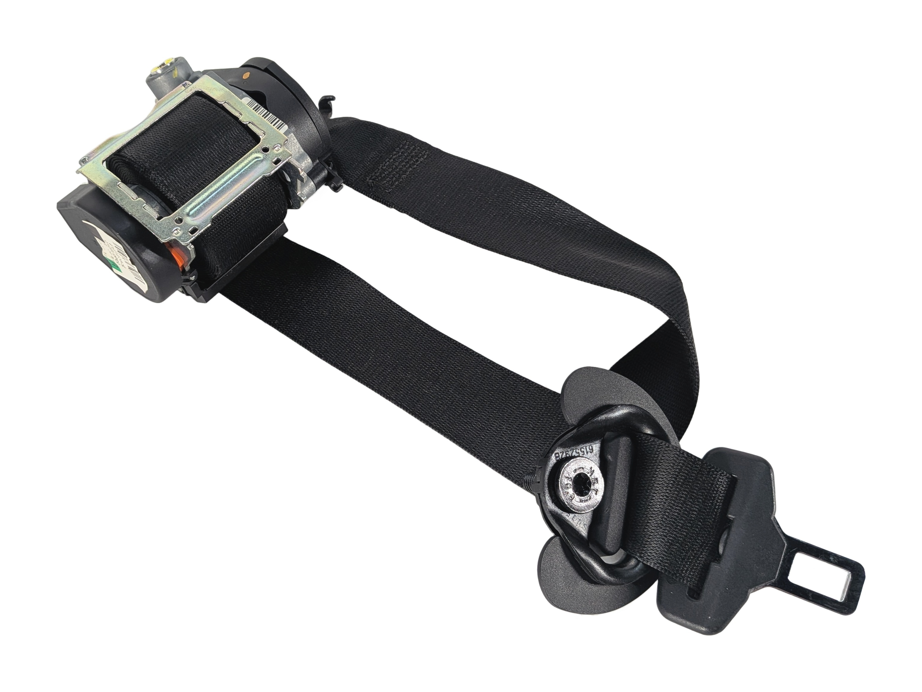 11-16 BMW 528i 535i 550i M5 (F10) FRONT RIGHT SEATBELT RETRACTOR (Black) — exact item pictured