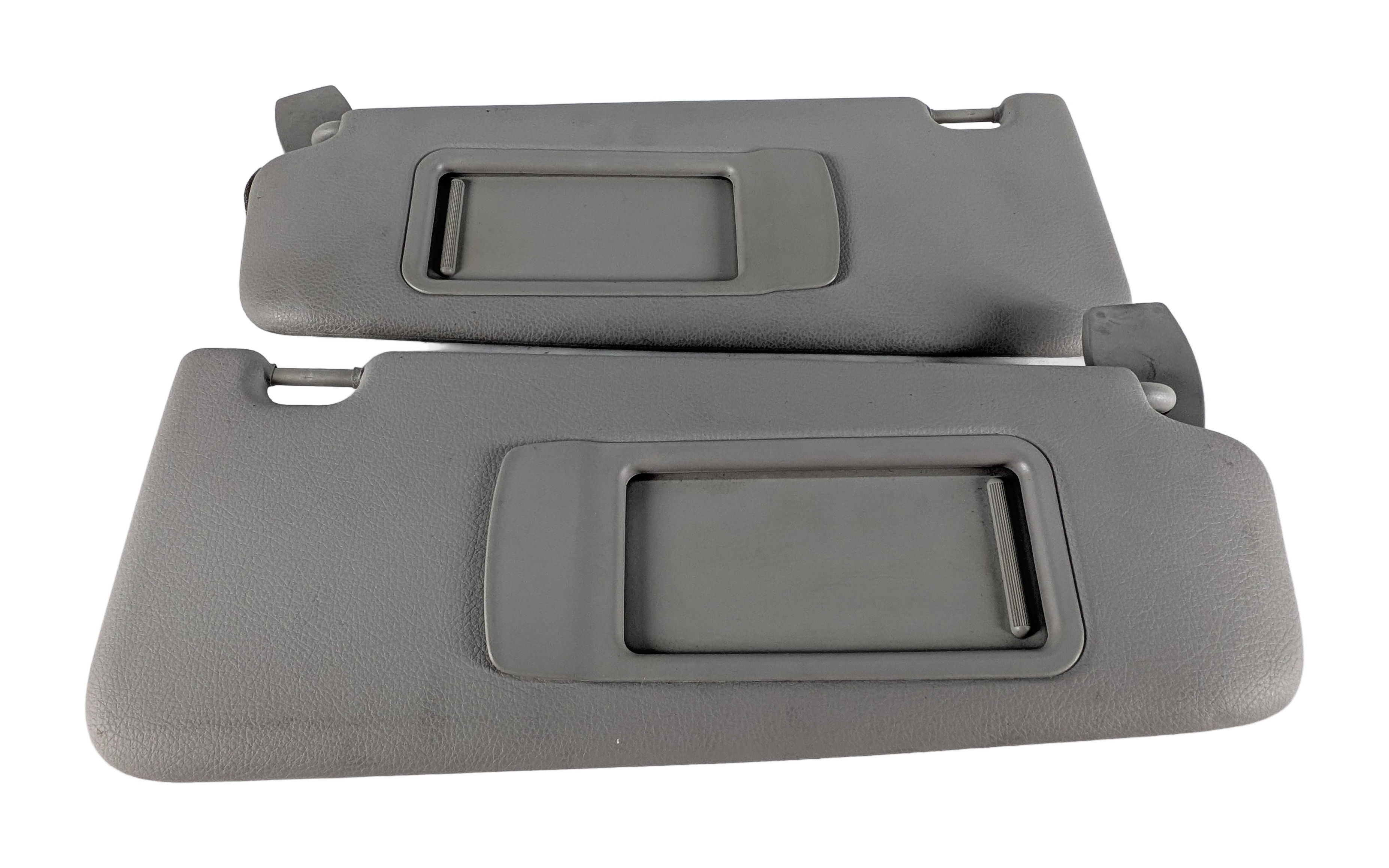 2010-2016 BMW 528i 535i 550i (F10) FRONT LEFT & RIGHT SUNVISOR SHADE SET (Black) — exact item pictured