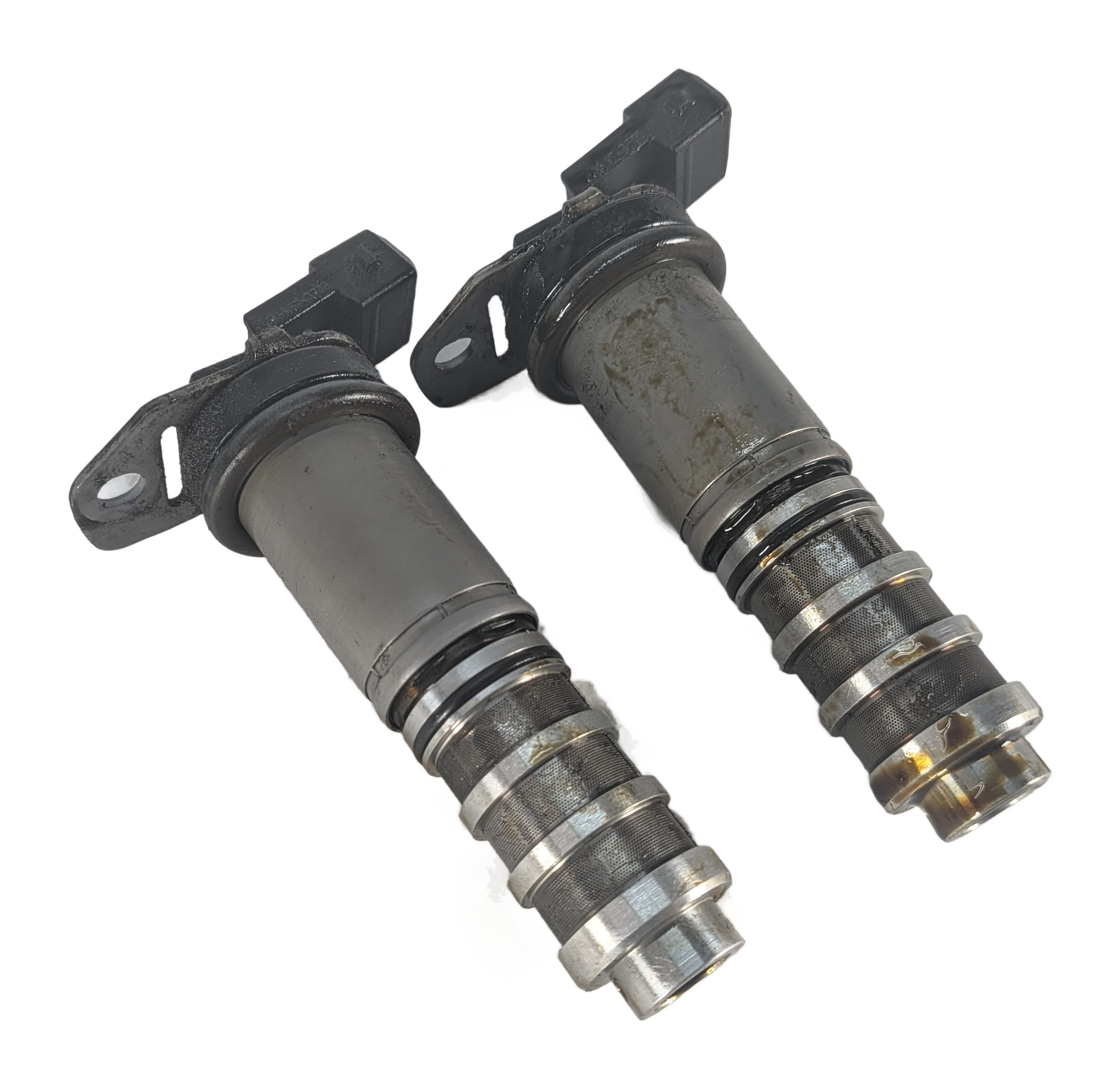 2011 BMW 535i F10 3.0L N55 ENGINE VANOS VARIABLE VALVE TIMING SOLENOID SET/2 — exact item pictured