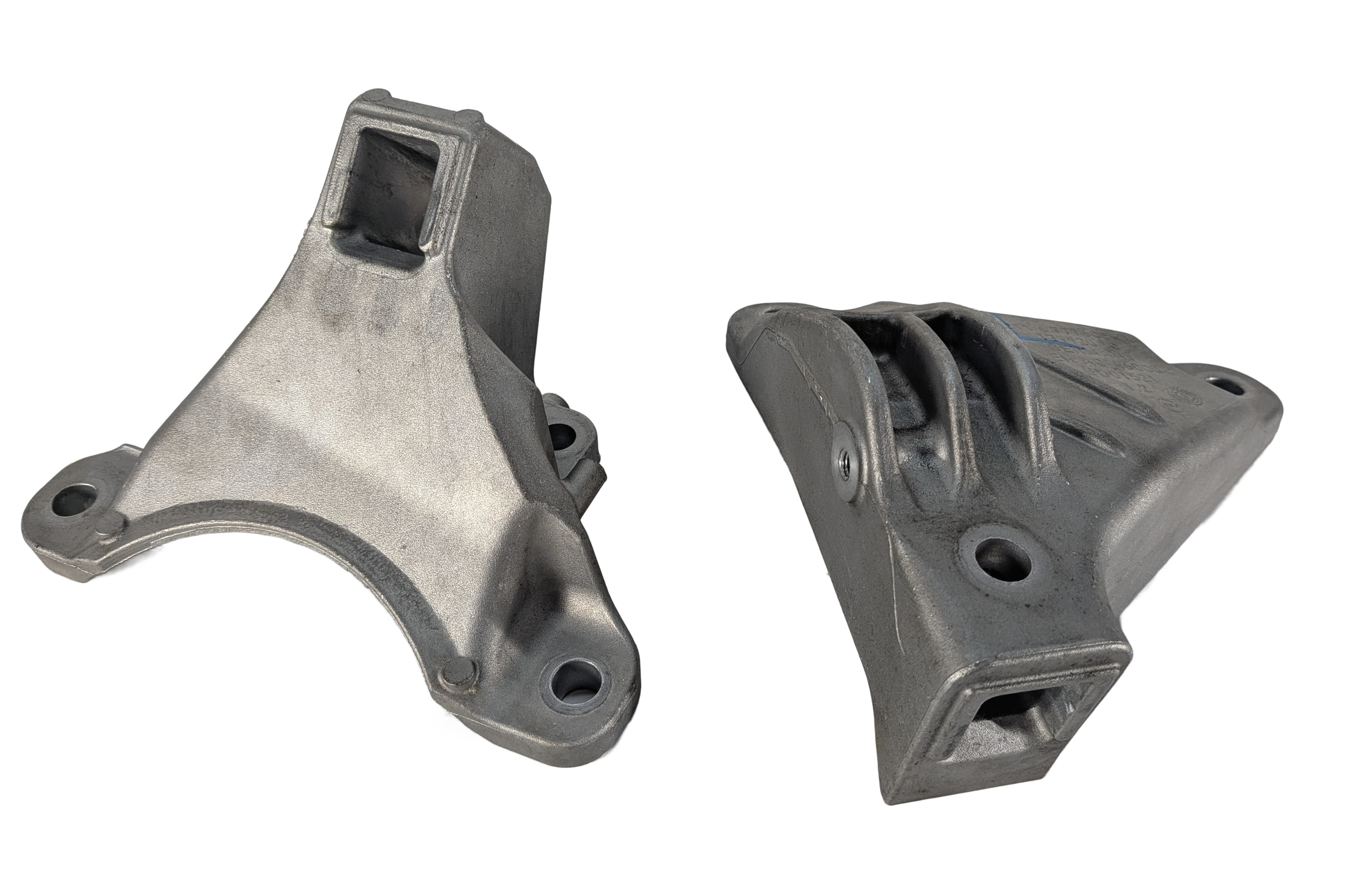 2011 BMW 535i F10 3.0L N55 LEFT/RIGHT ENGINE MOUNT SUPPORT BRACKET SET/2 — exact item pictured