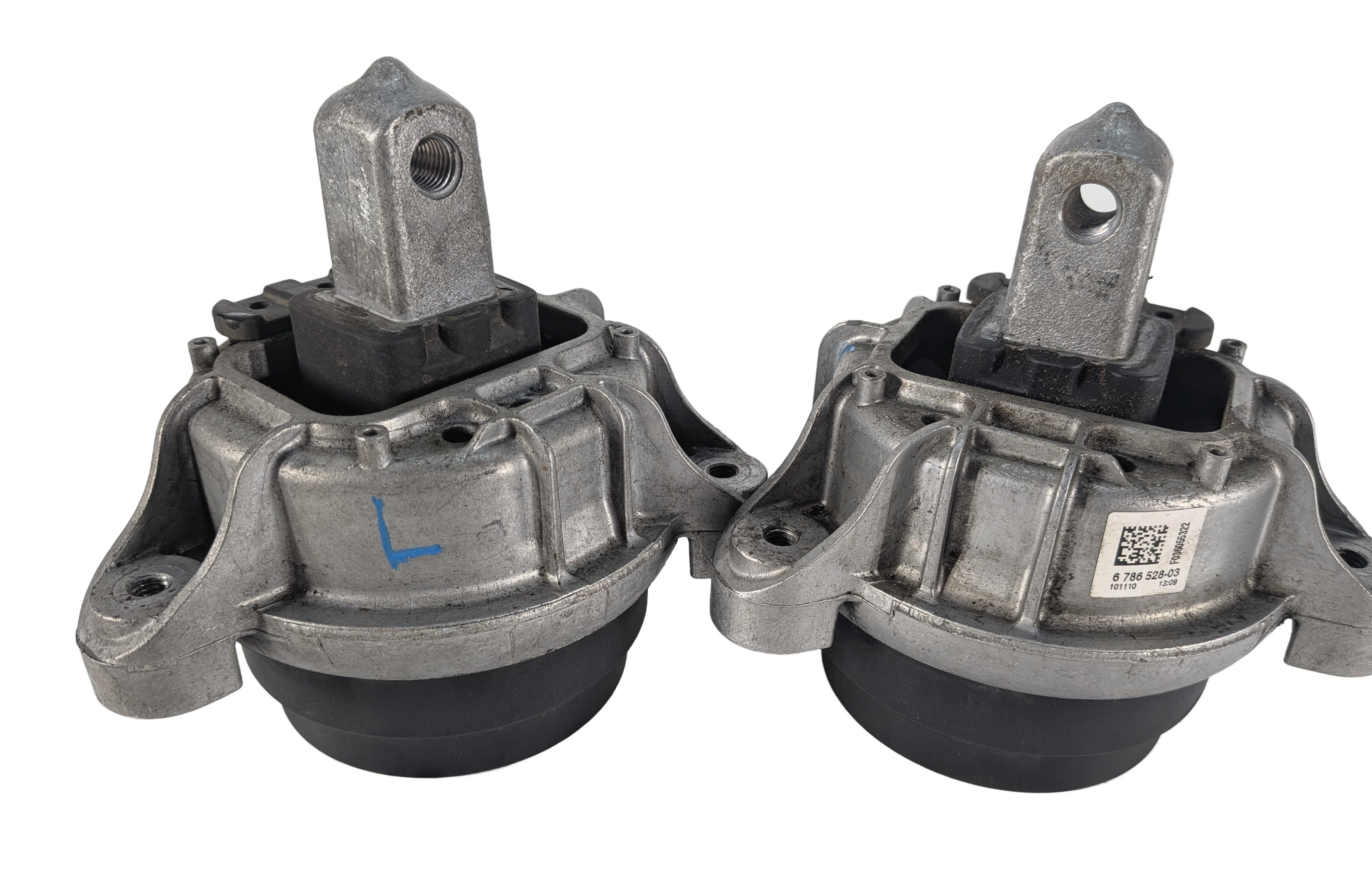 2011 BMW 535i F10 3.0L N55 LEFT/RIGHT ENGINE MOTOR MOUNT SET/2 — exact item pictured