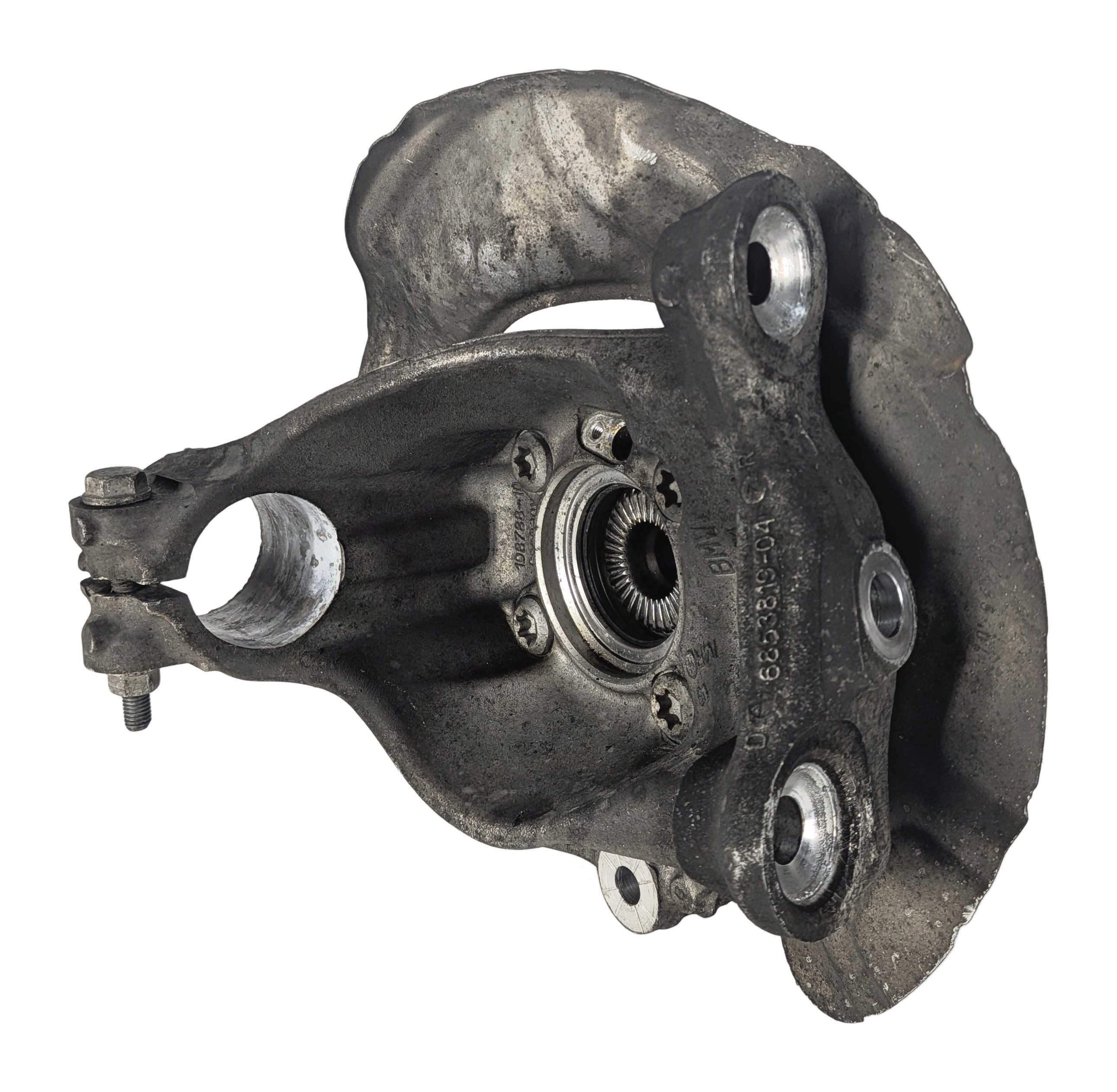 13-19 BMW 2 3 SERIES (F22 F30) X-DRIVE AWD FRONT LEFT DRIVER SPINDLE KNUCKLE HUB — exact item pictured