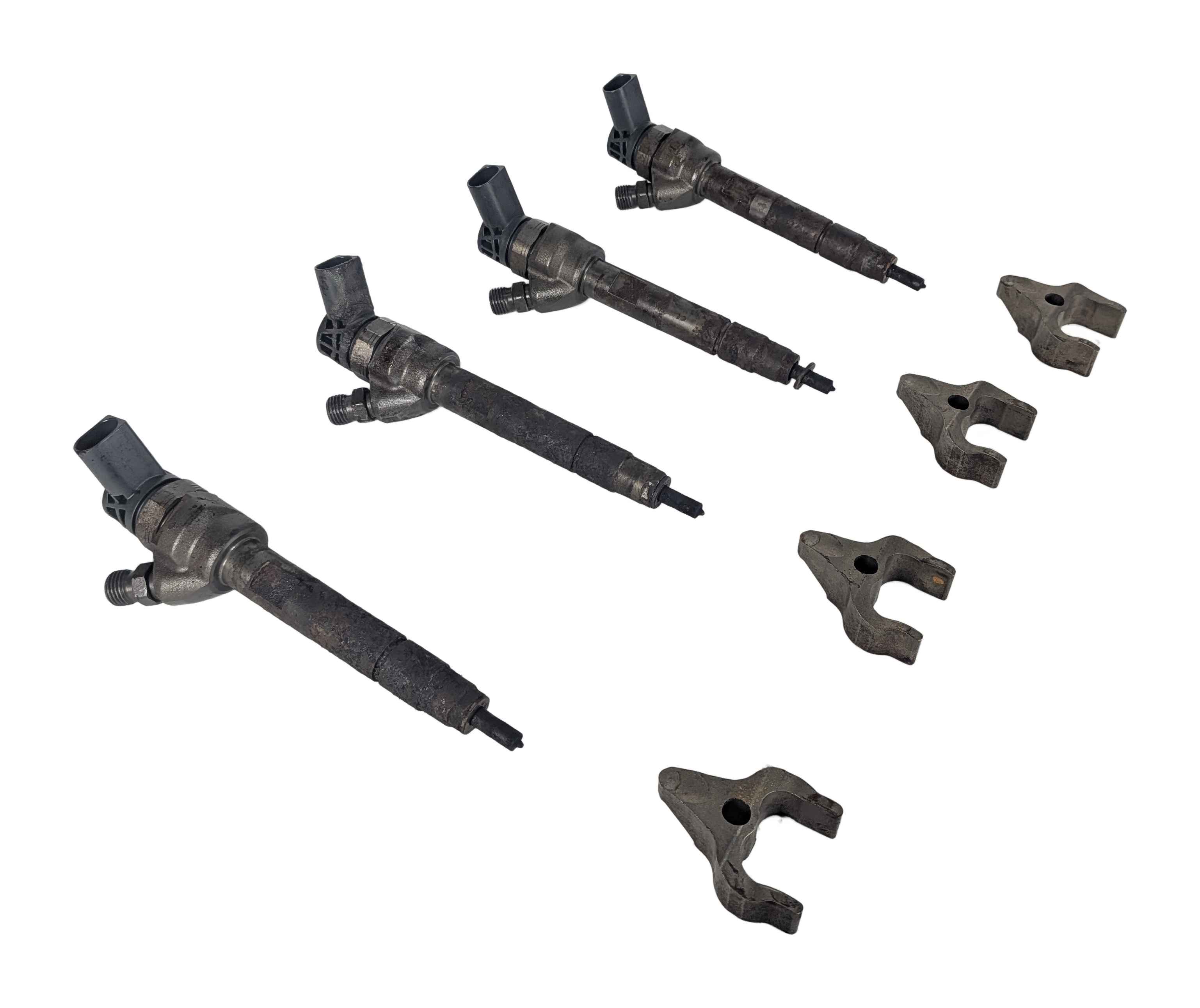 2014-2018 BMW 328i 535i 740i X5 - 2.0L / 3.0L DIESEL ENGINE FUEL INJECTOR SET 4 — exact item pictured