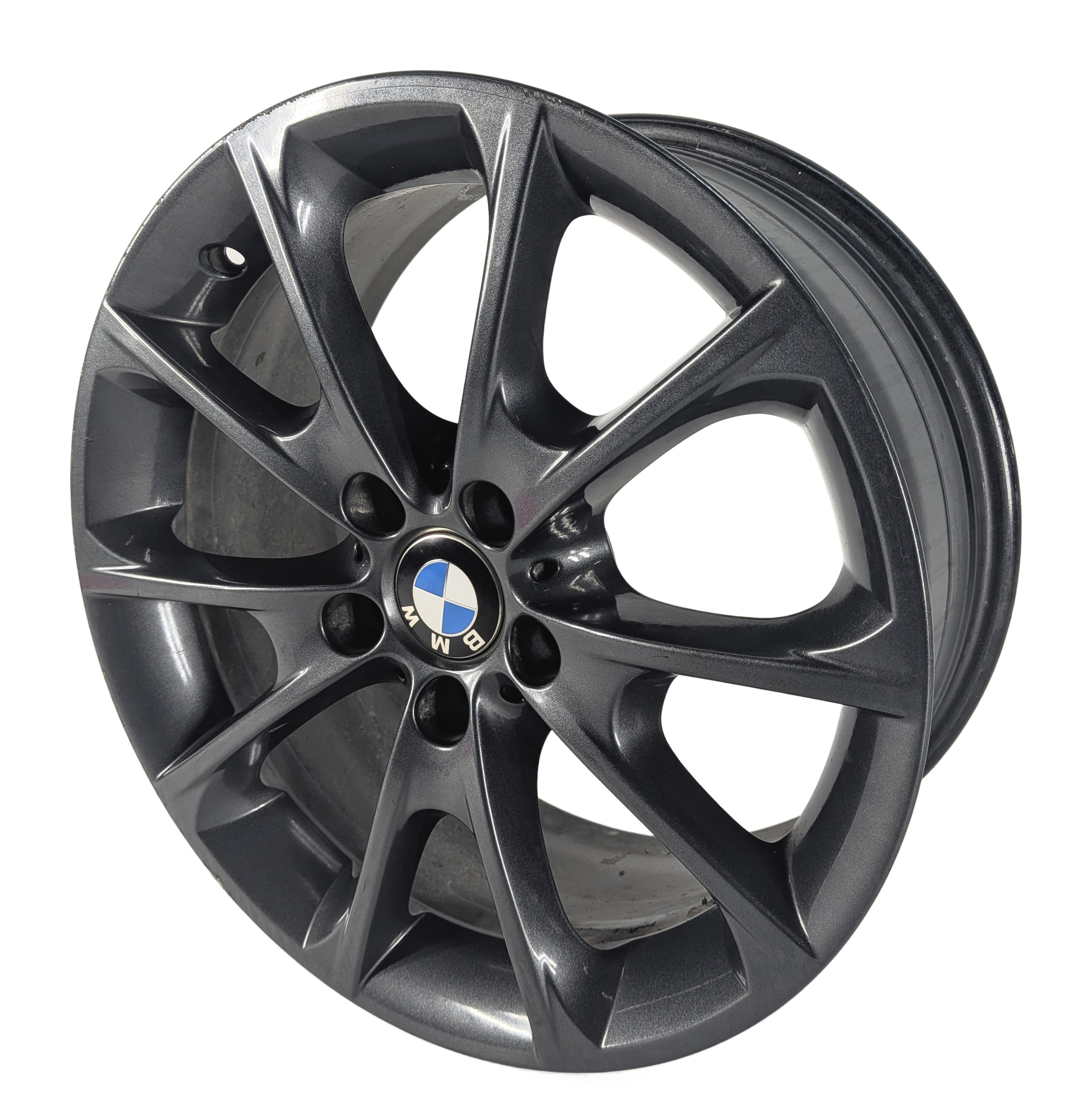16-20 BMW 3 4 SERIES F30 F31 F32 18x8 FRONT/REAR V-SPOKE GRAY WHEEL RIM — exact item pictured