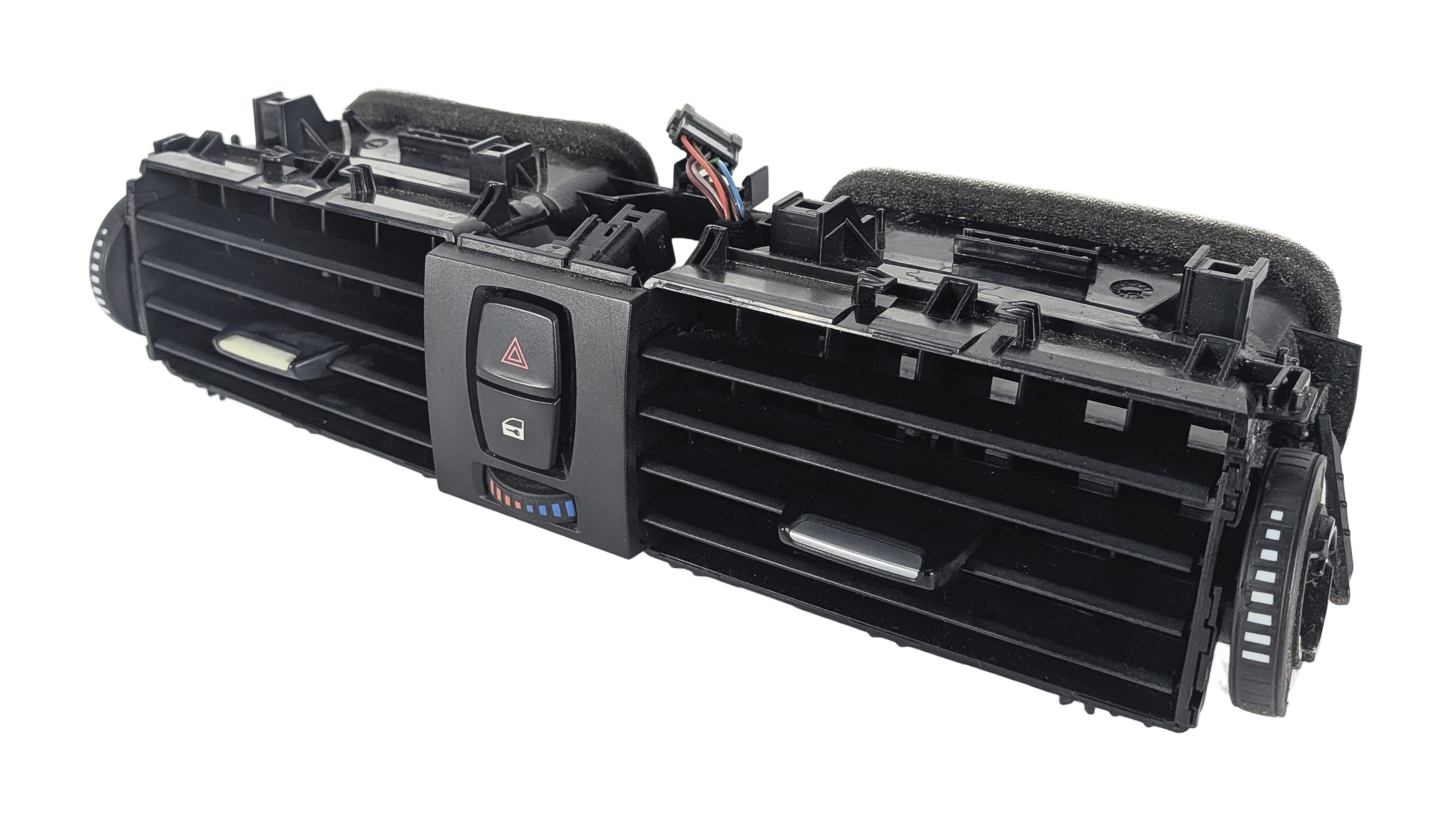 2014 BMW 328D WAGON F31 FRONT CENTER DASH AC VENT w/ HAZARD LOCK (Black) — exact item pictured