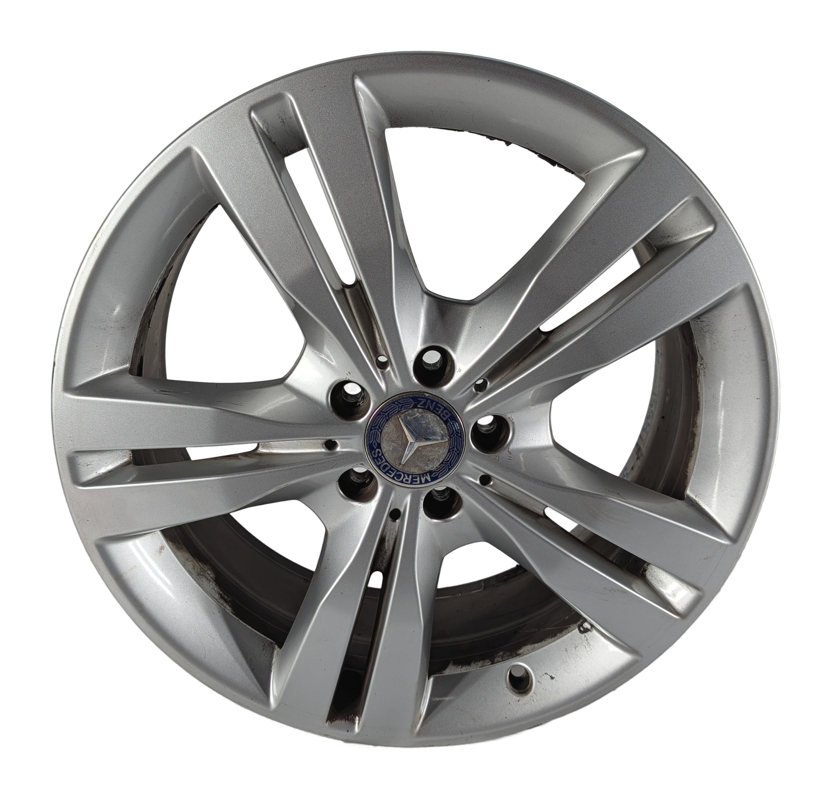 2012-2014 MERCEDES ML350 (W166) 19x8 5 DOUBLE SPOKE ALUMINUM ALLOY WHEEL RIM — exact item pictured