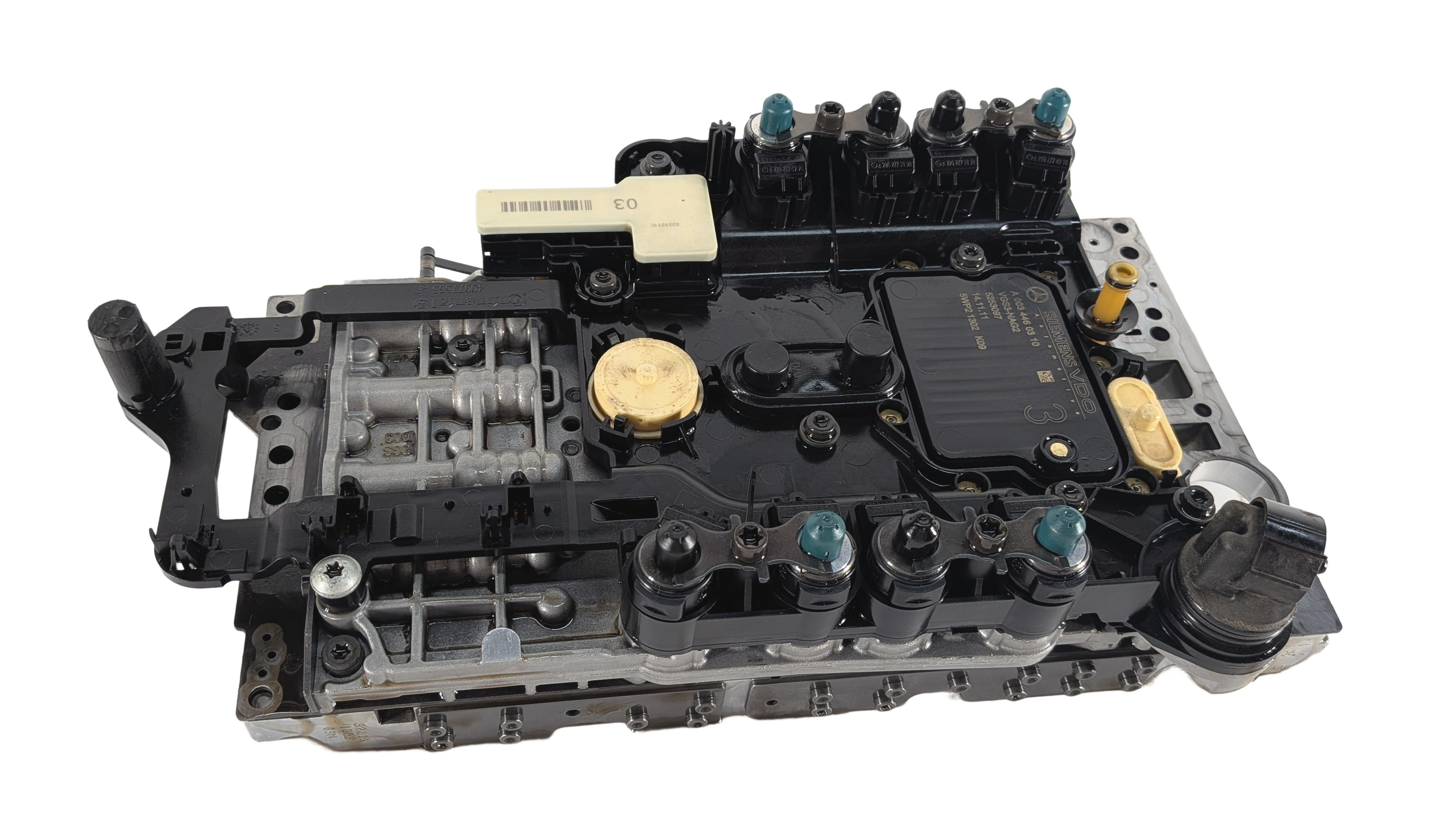 12-13 MERCEDES ML350 R350 (W166 R251) 722.9 A/T VALVE BODY w/ CONDUCTOR PLATE — exact item pictured