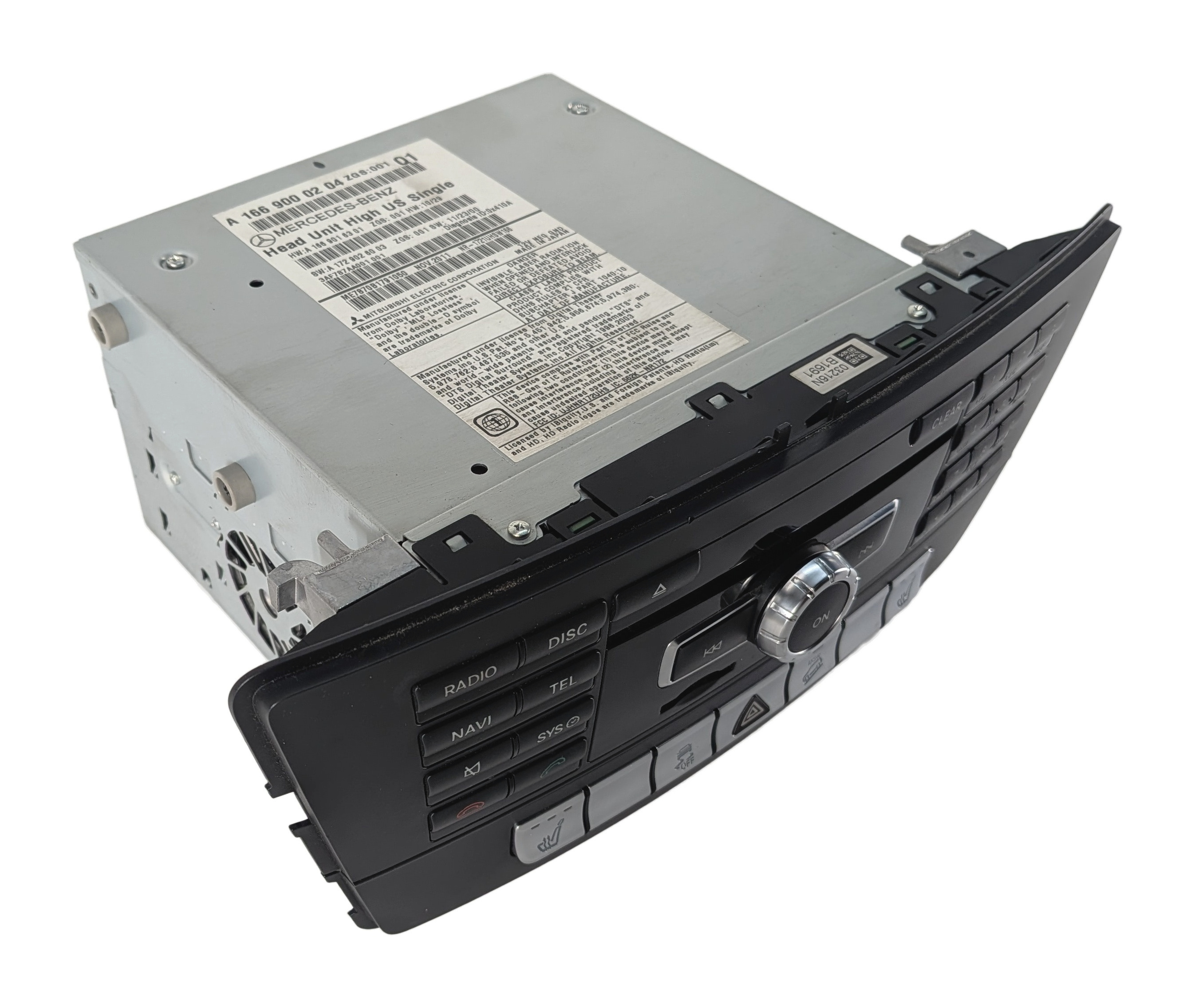2012 MERCEDES ML350 ML550 ML63 AMG (W166) RADIO STEREO GPS NAVIGATION RECEIVER — exact item pictured