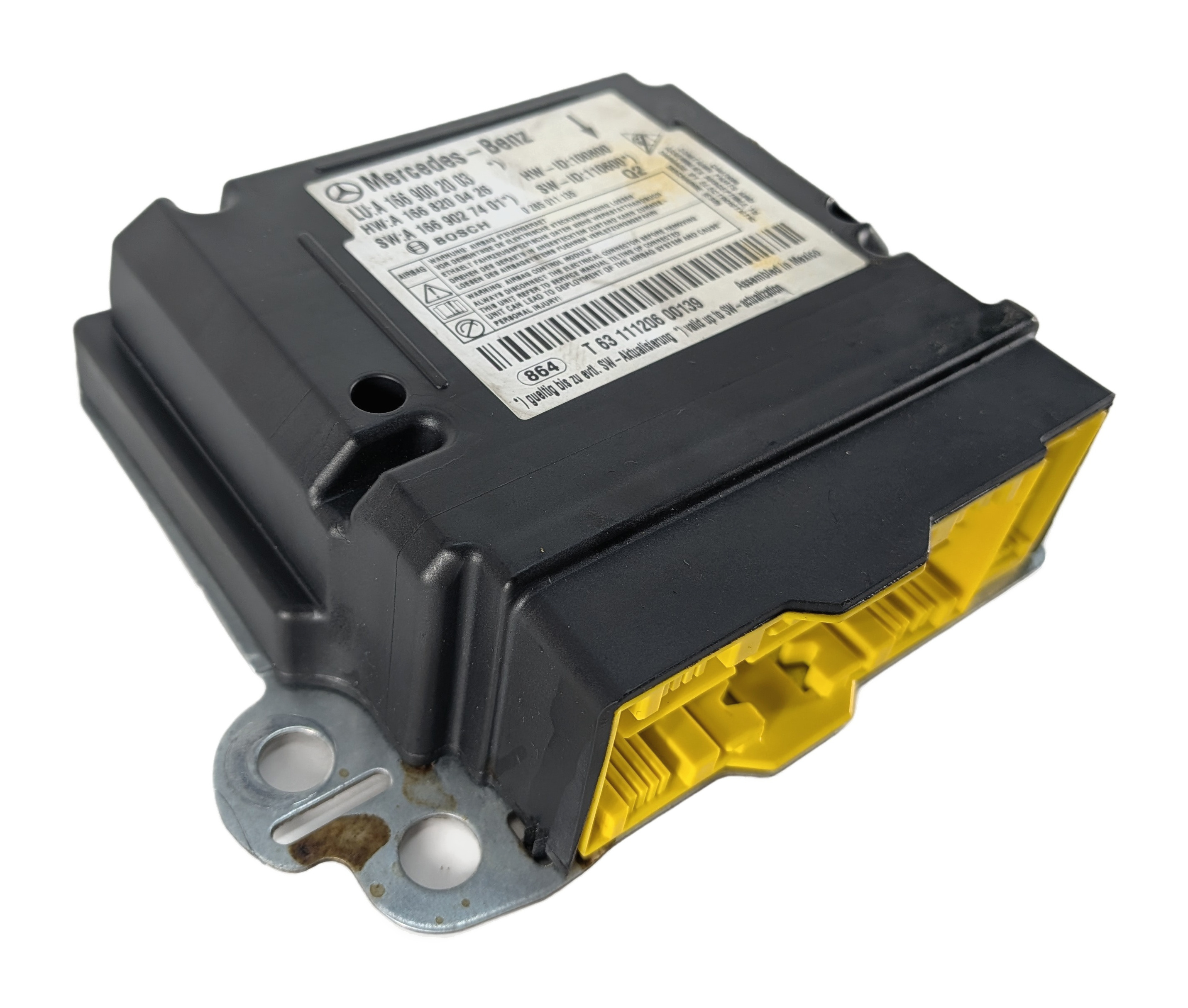 12-15 MERCEDES G550 G63 GL350 GL450 GL550 ML350 ML550 (X166 W166) SRS BAG MODULE — exact item pictured