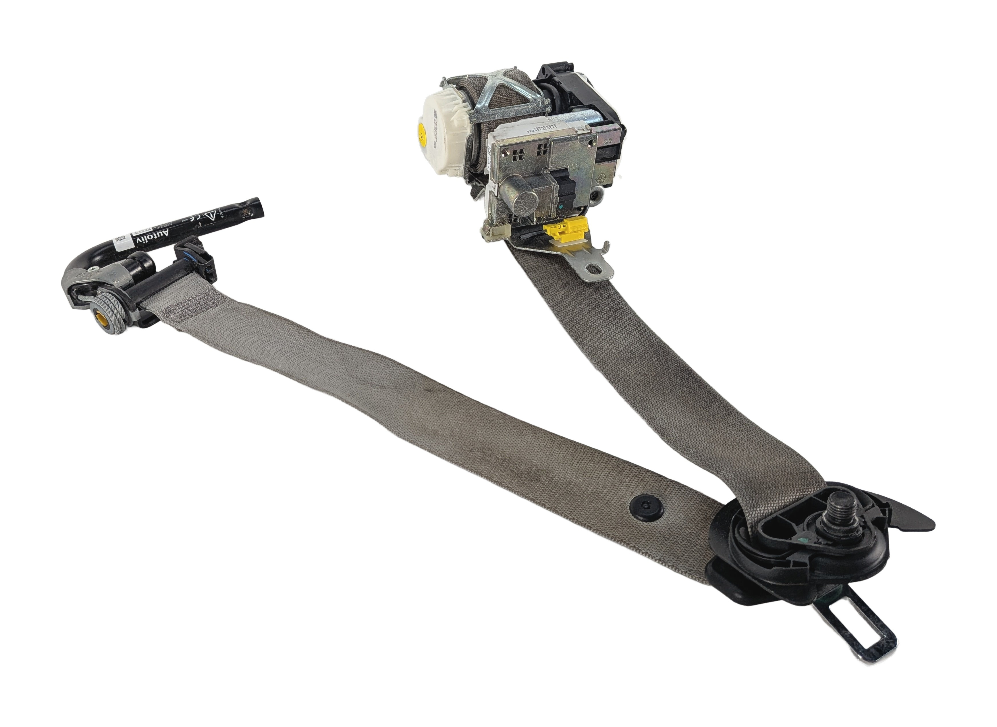 12-16 MERCEDES GL CLASS W166 X166 FRONT LEFT DRIVER SEATBELT RETRACTOR (Gray) — exact item pictured