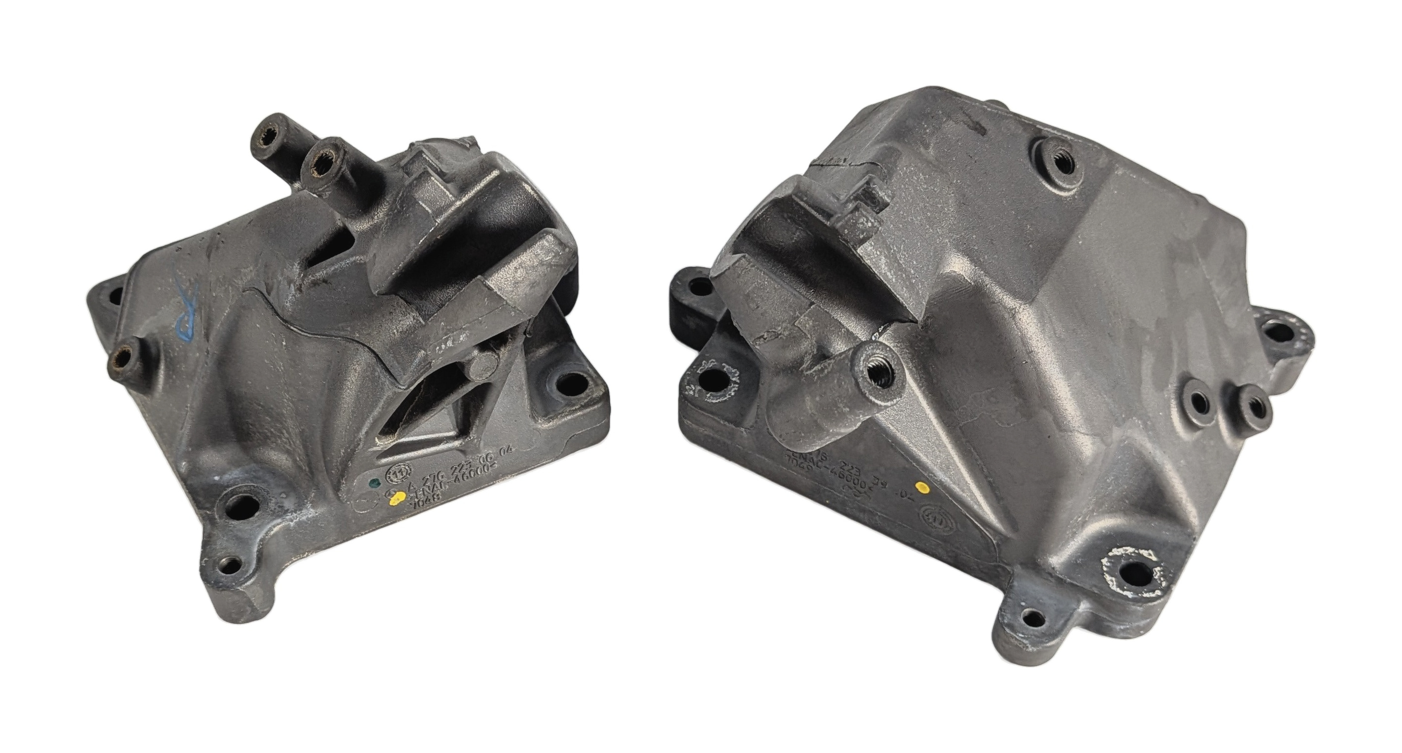 2012 MERCEDES ML350 (W166) 3.5L 276.955 LEFT/RIGHT ENGINE SUPPORT BRACKET SET/2 — exact item pictured