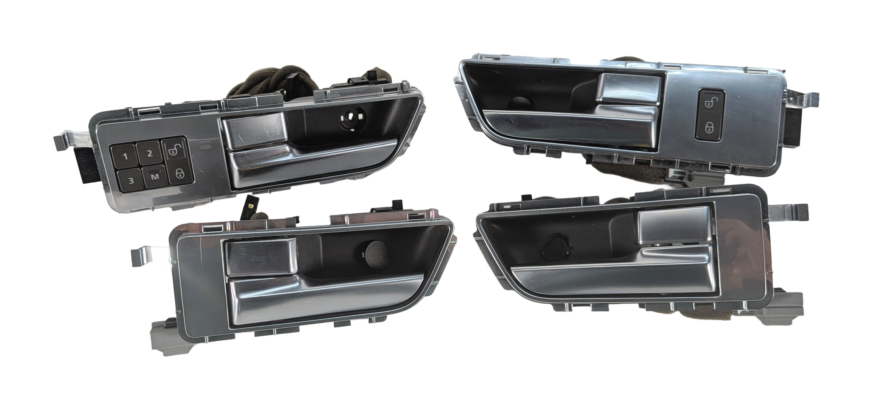 2010-2016 LAND ROVER LR4 - RANGE ROVER SPORT (L320) INTERIOR DOOR HANDLE SET-4 — exact item pictured