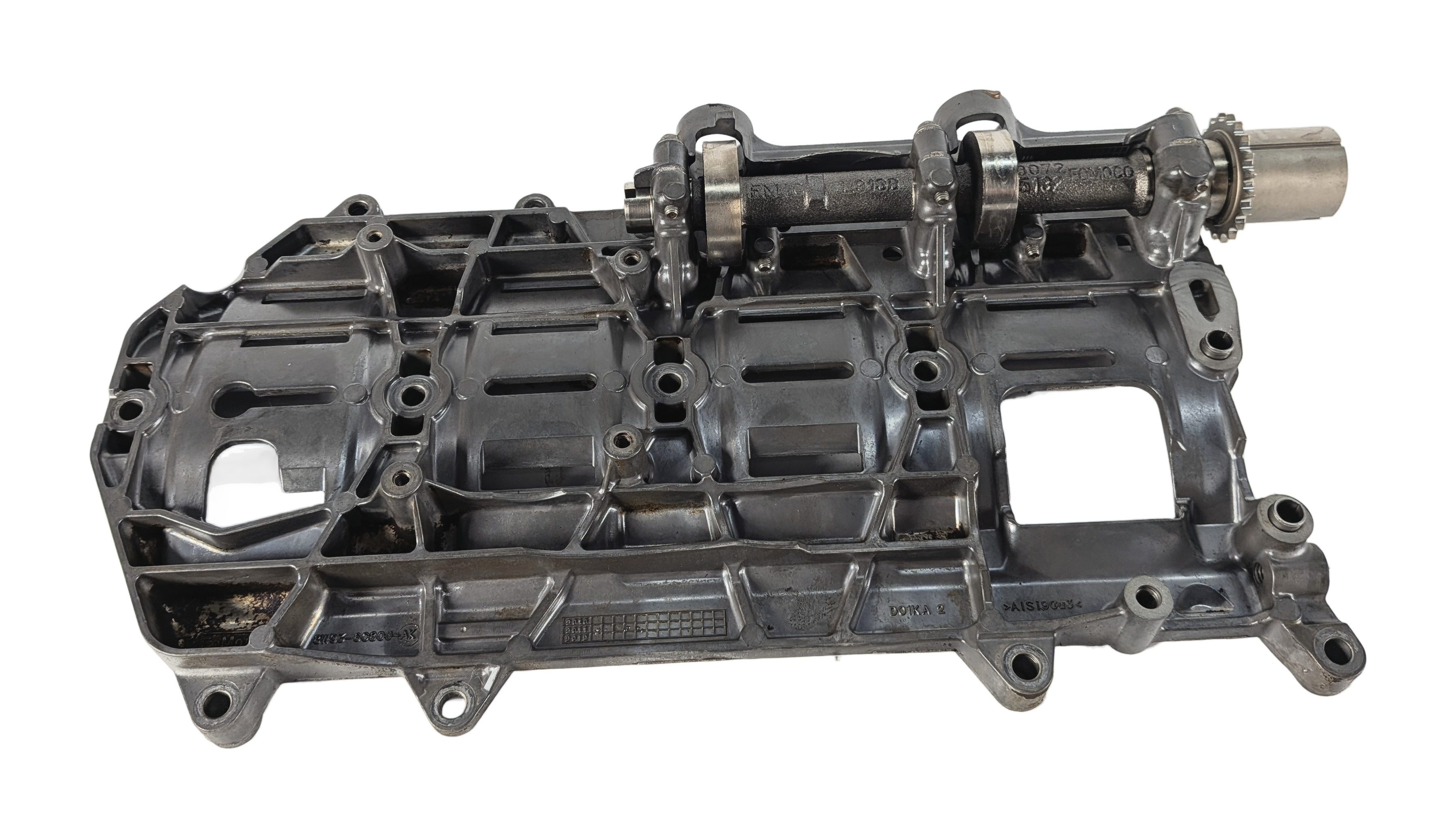 10-17 DISCOVERY LR4 ROVER SPORT (L320 L494 L405) 3.0L 5.0L OIL PAN BAFFLE TRAY — exact item pictured
