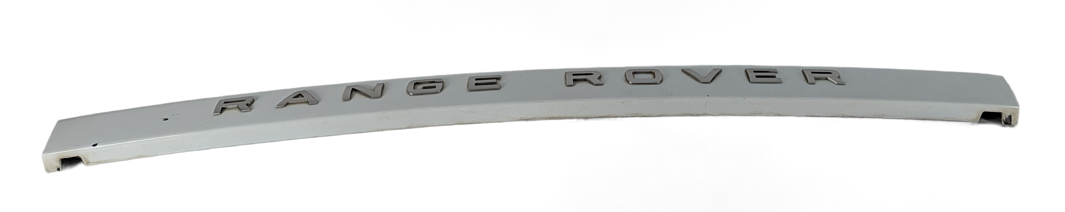 2011 RANGE ROVER SPORT L320 REAR TAILGATE LOWER TRIM MOULDING w/ LETTERS (White) — exact item pictured