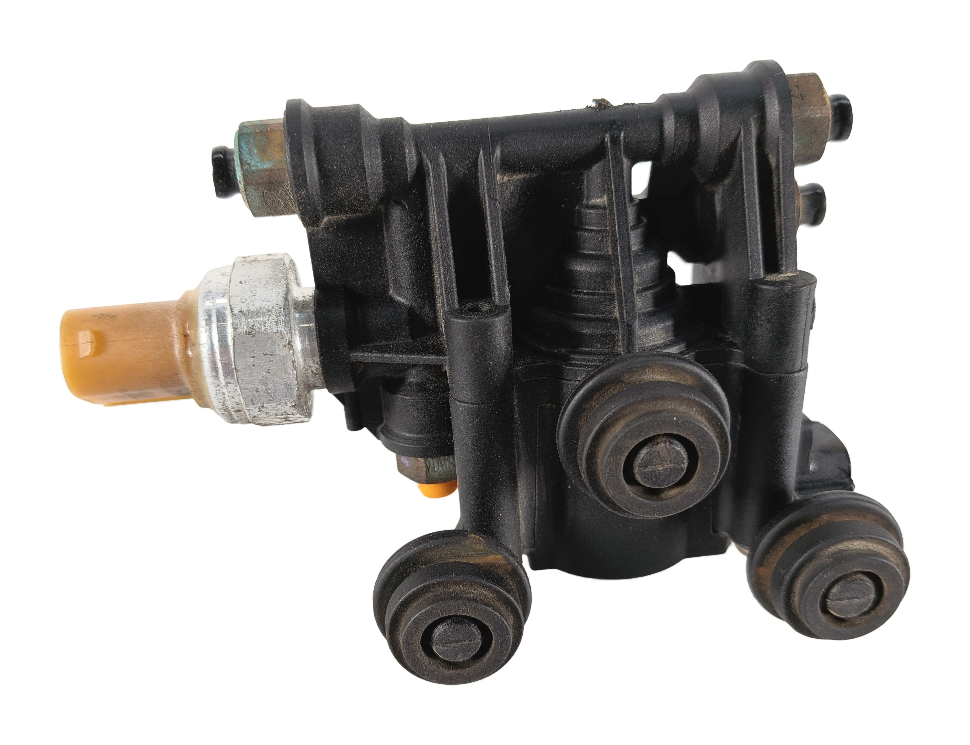 2011 RANGE ROVER SPORT L320 AIR SUSPENSION VALVE BLOCK SOLENOID PRESSURE SENSOR — exact item pictured