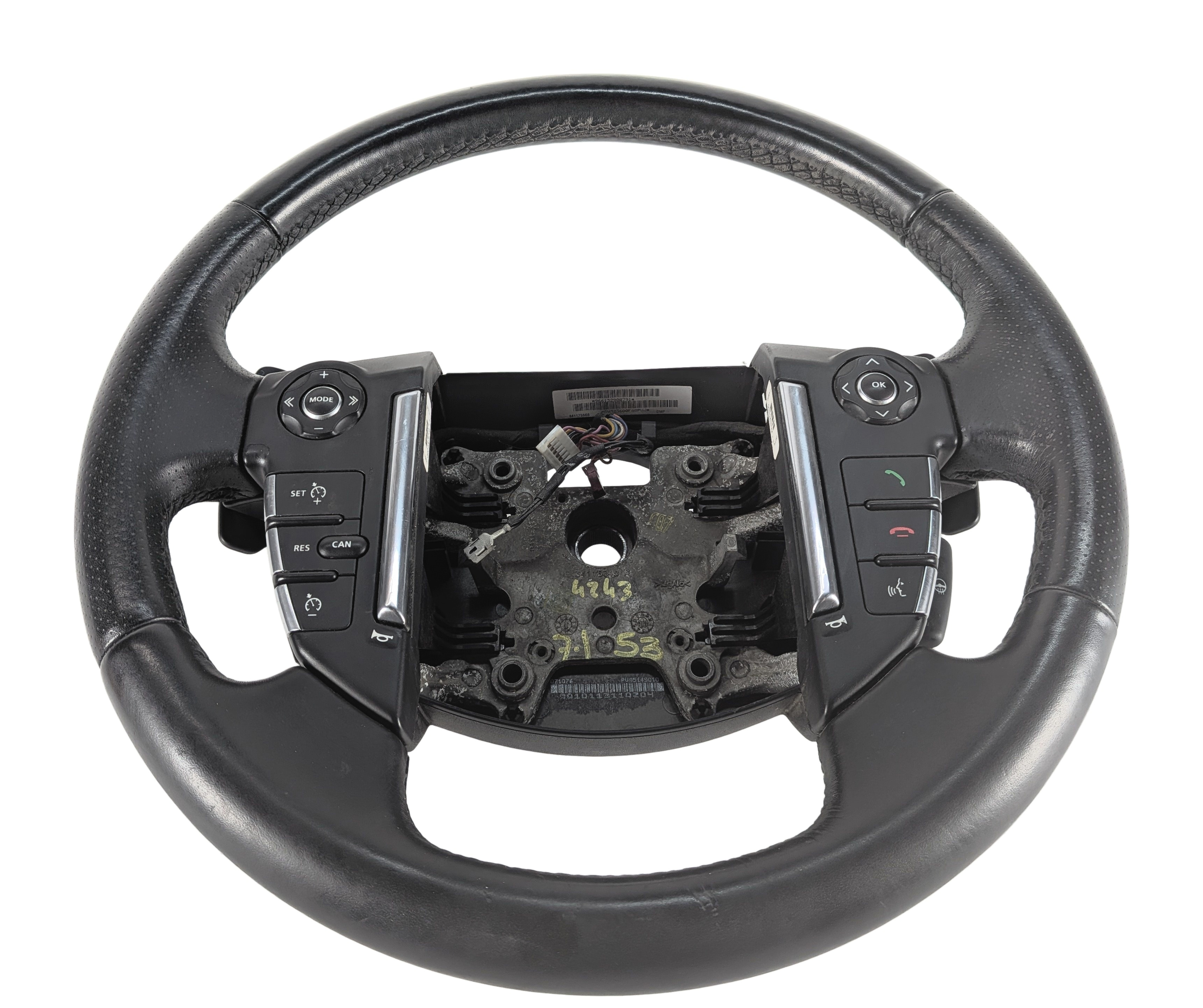 2010-2013 RANGE ROVER SPORT (L320) STEERING WHEEL w/ SHIFT PADDLES (Black) — exact item pictured