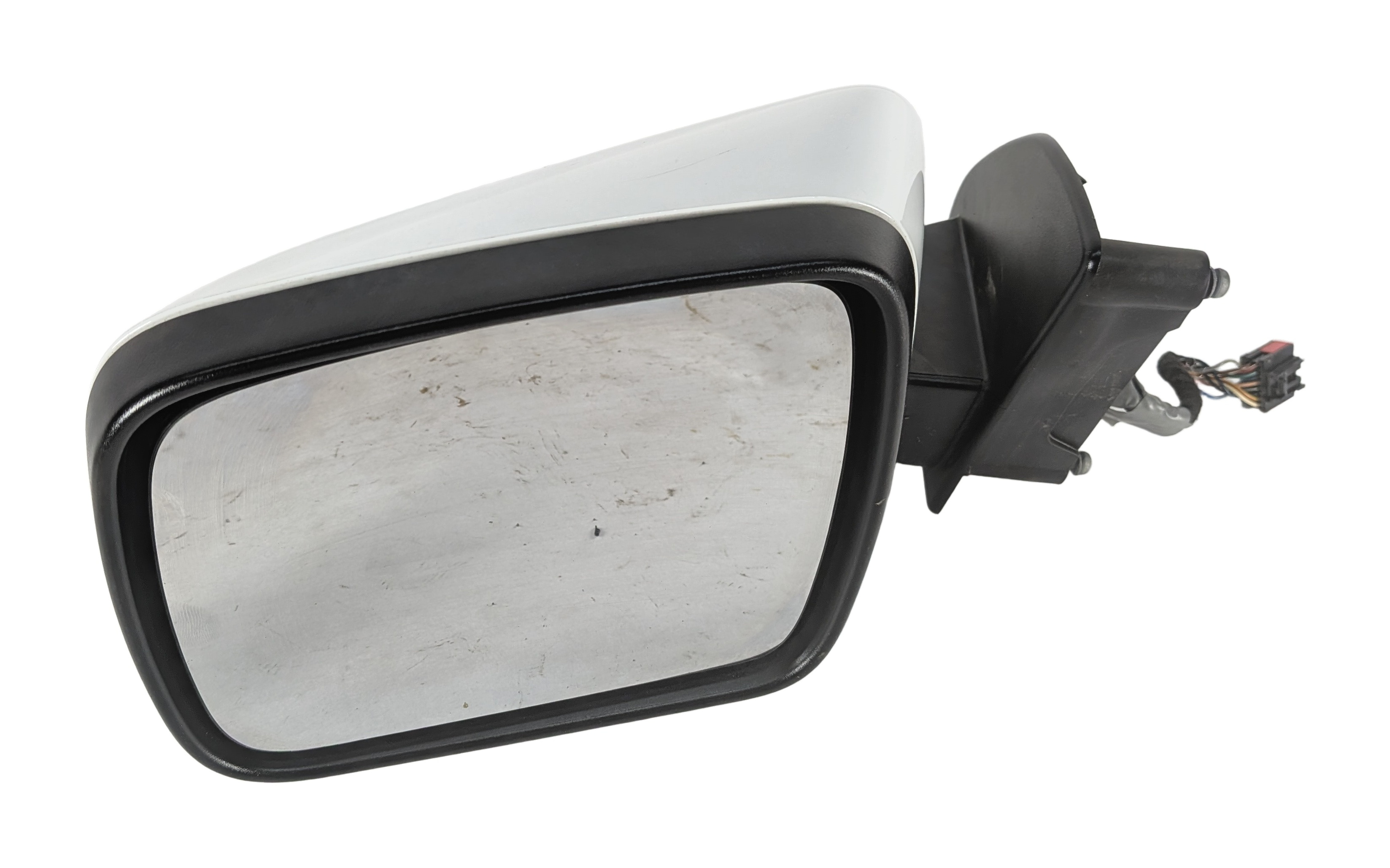 10-13 LR4 RANGE ROVER SPORT (L320) LEFT P-FOLD HEAT MEM DOOR MIRROR (White) — exact item pictured