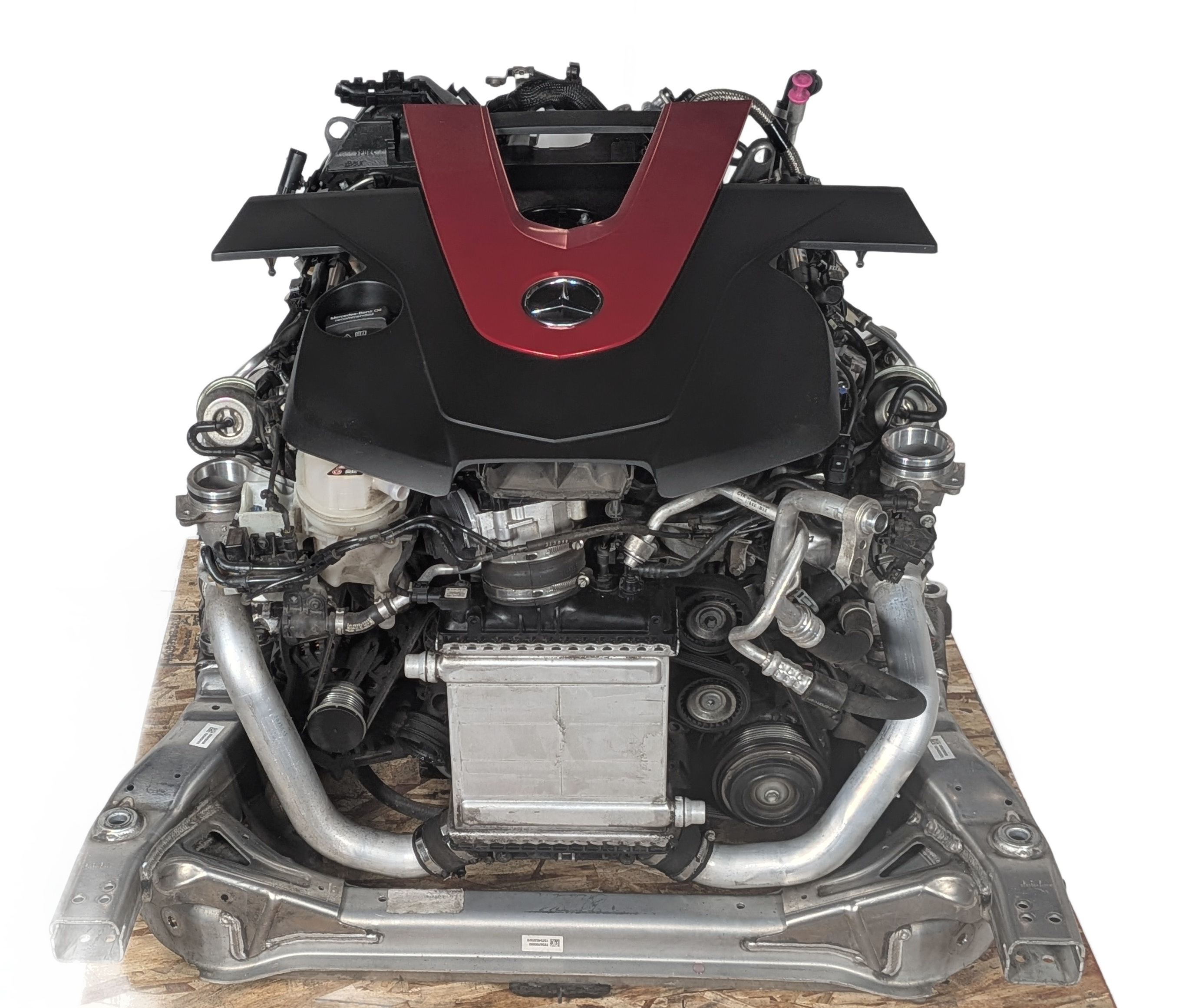 15-16 MERCEDES C400 C450 W205 3.0L M276 TURBO ENGINE ASSEMBLY 129K — exact item pictured
