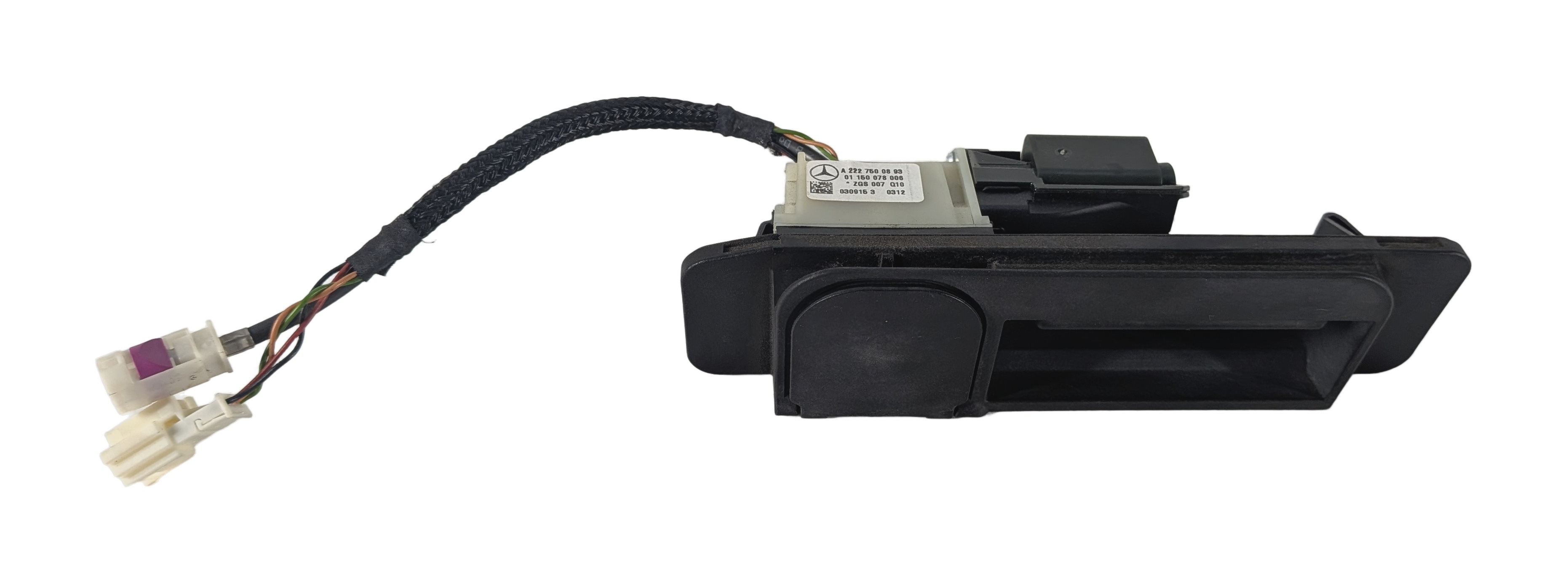 14-16 MERCEDES C S GLC CLASS (W205 W222 X253) REAR TRUNK HANDLE w/ BACKUP CAMERA — exact item pictured