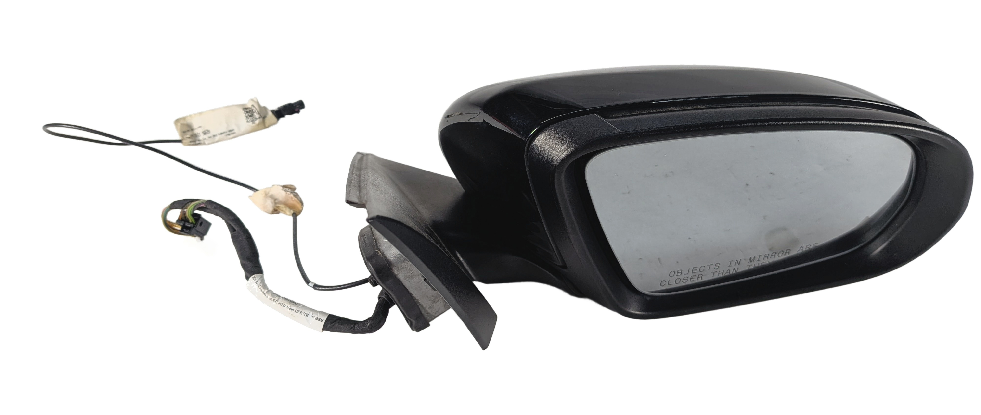 15-16 MERCEDES C-CLASS (W205) RIGHT BLIND SPOT P-FOLD AUTODIM DOOR MIRROR(Black) — exact item pictured