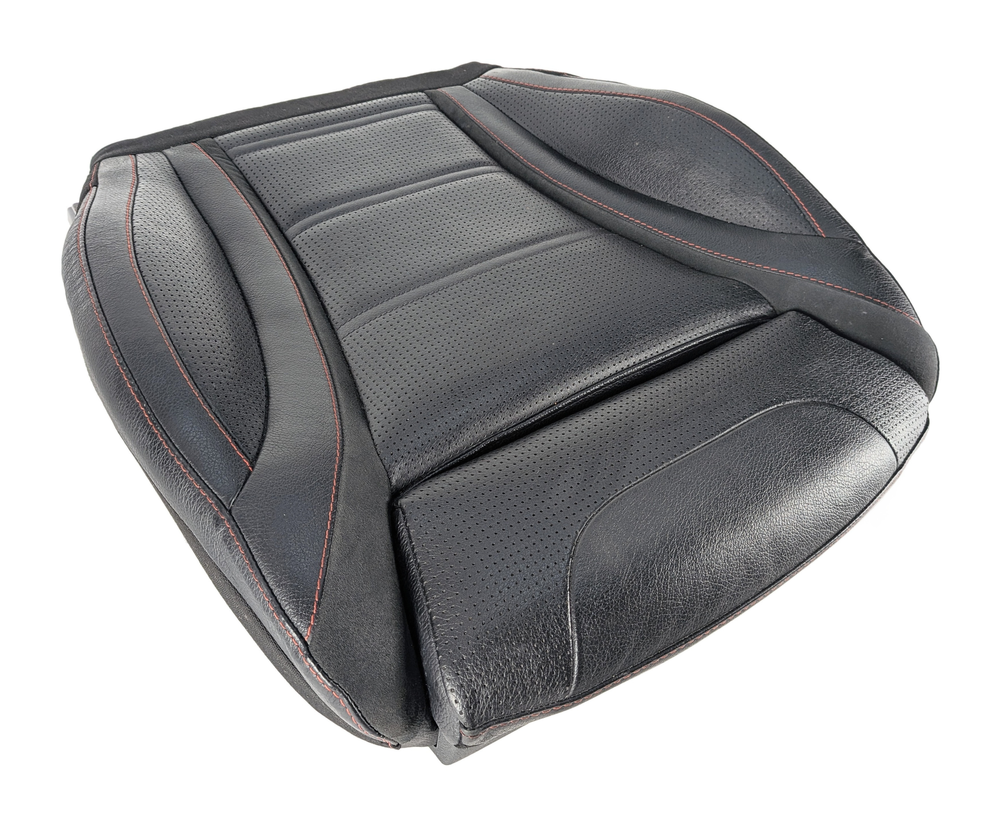 2016 MERCEDES C450 W205 FRONT RIGHT PASSENGER LOWER HEATED SEAT CUSHION (Black) — exact item pictured