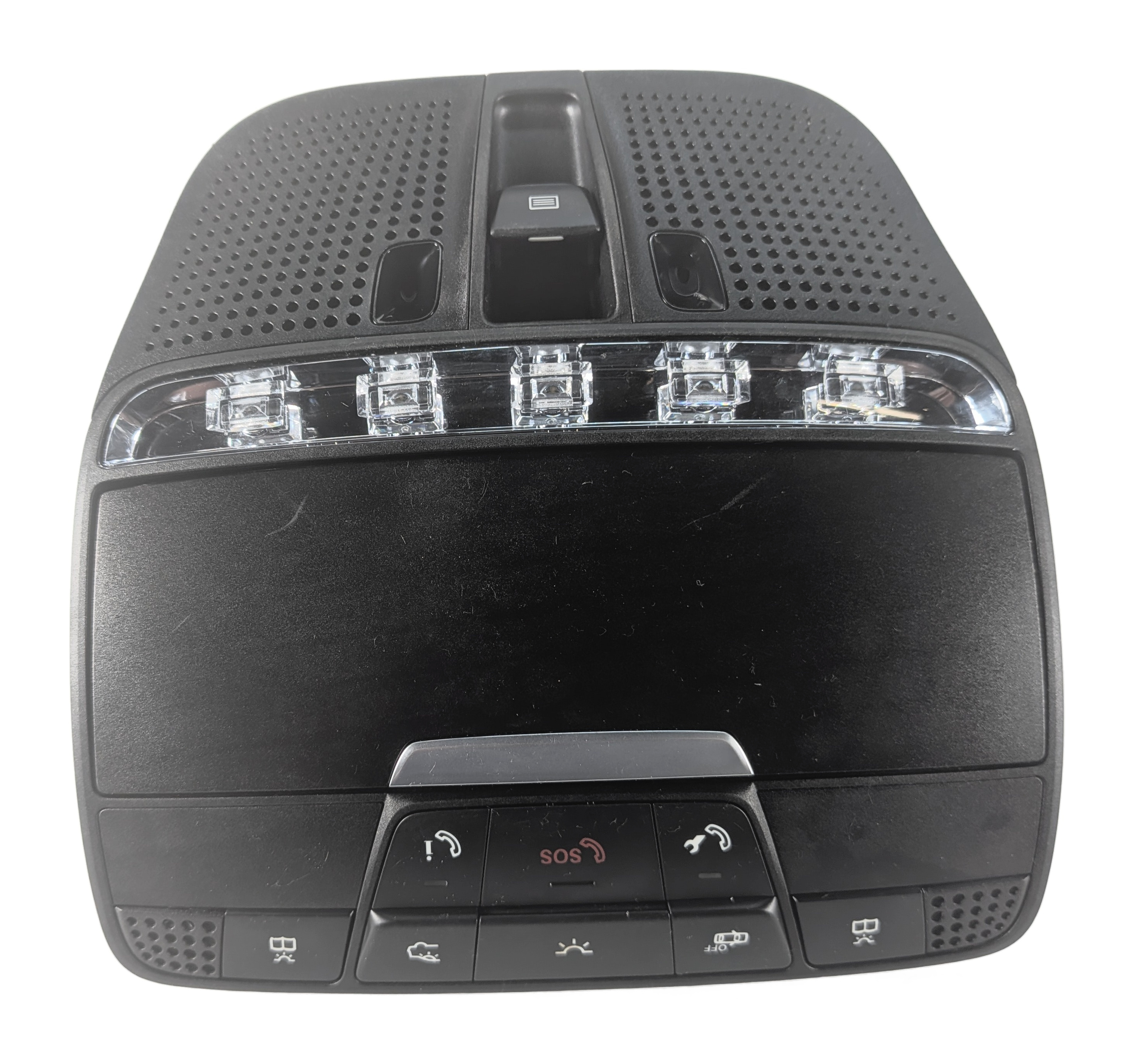 15-16 MERCEDES C CLASS W205 FRONT ROOF DOME COURTESY MAP LIGHT (Black) — exact item pictured